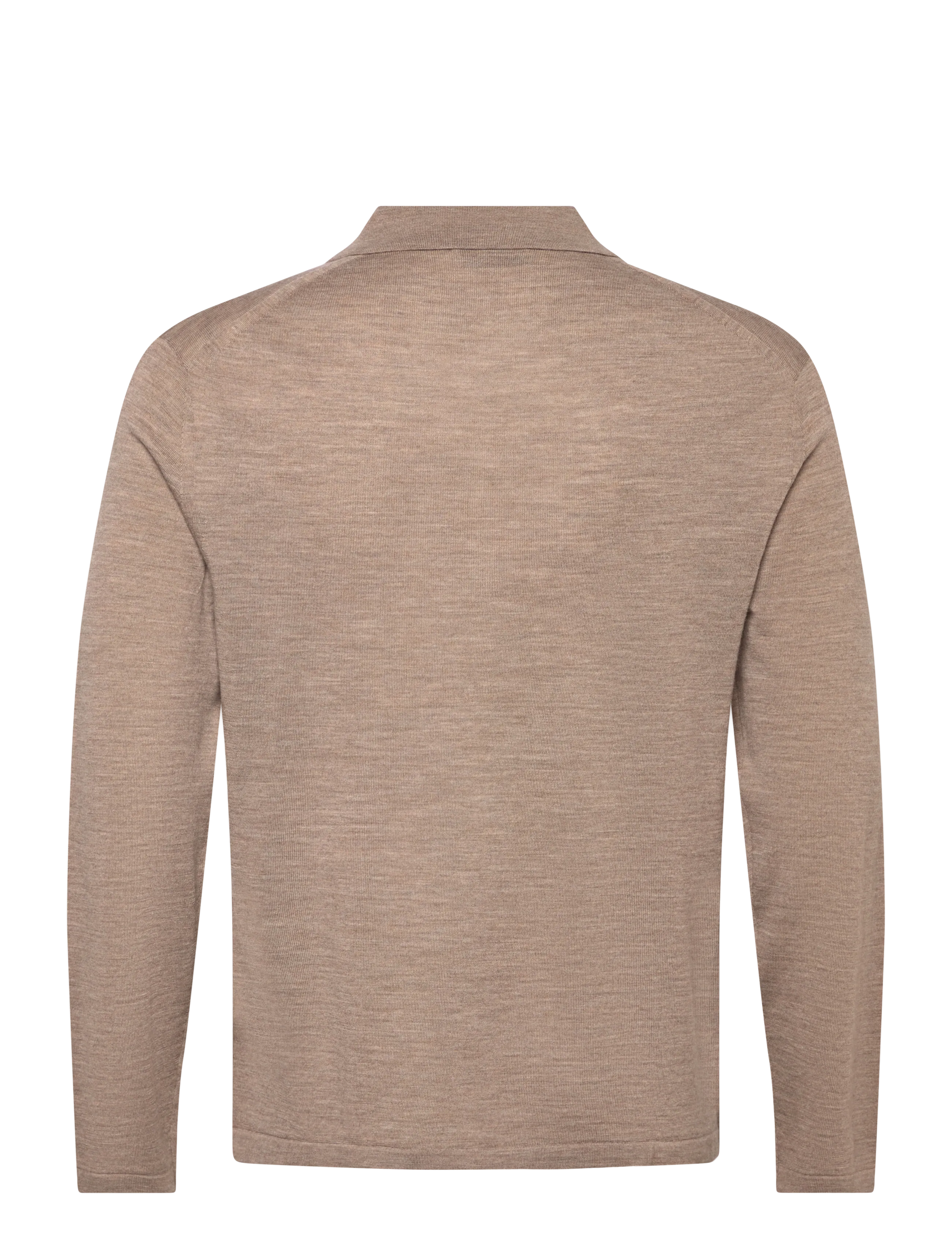 Tiger of Sweden - VERKLIN RWS - langärmelige gestrickte polohemden - beige melange - 2