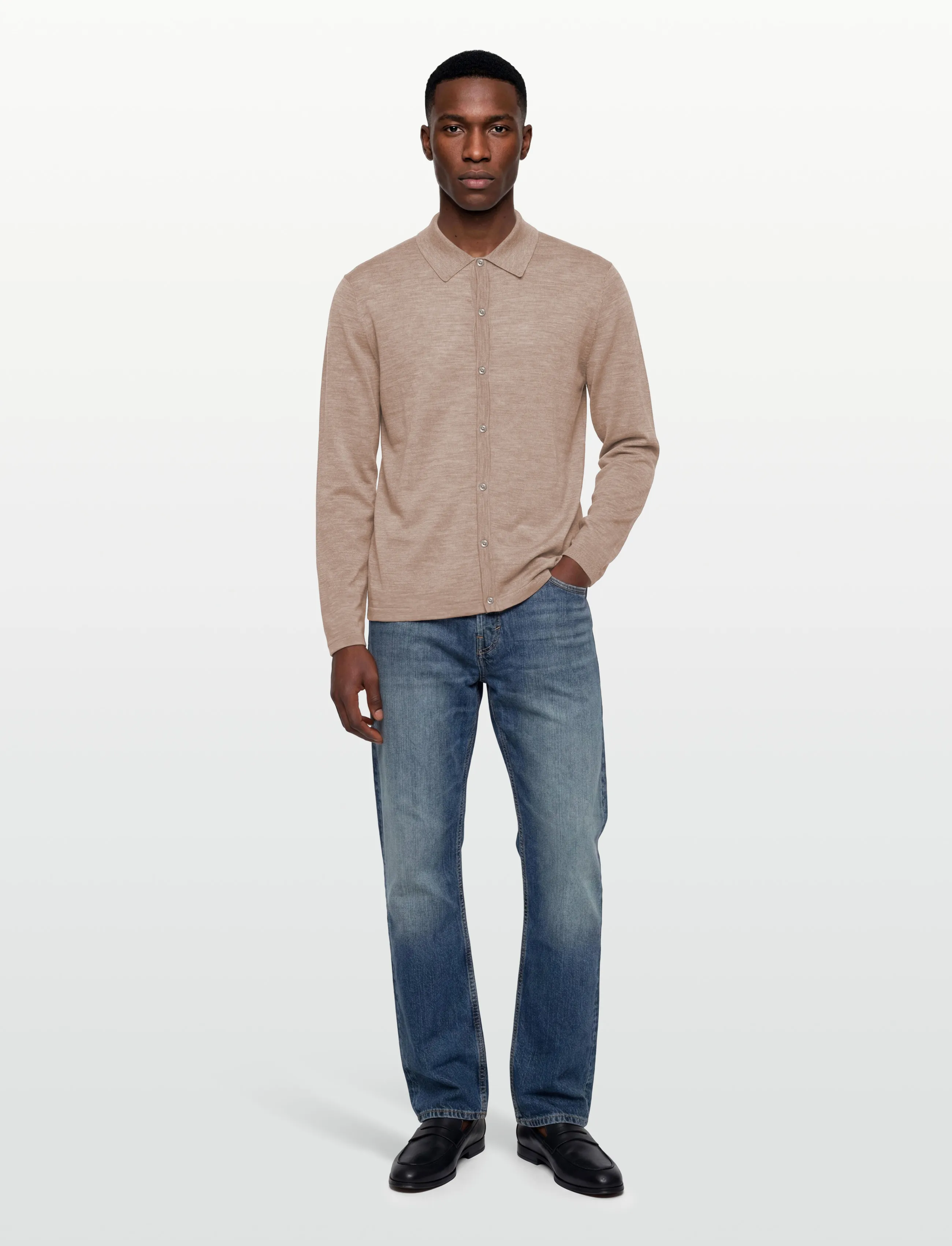Tiger of Sweden VERKLIN RWS - Kleidung - BEIGE MELANGE / beige