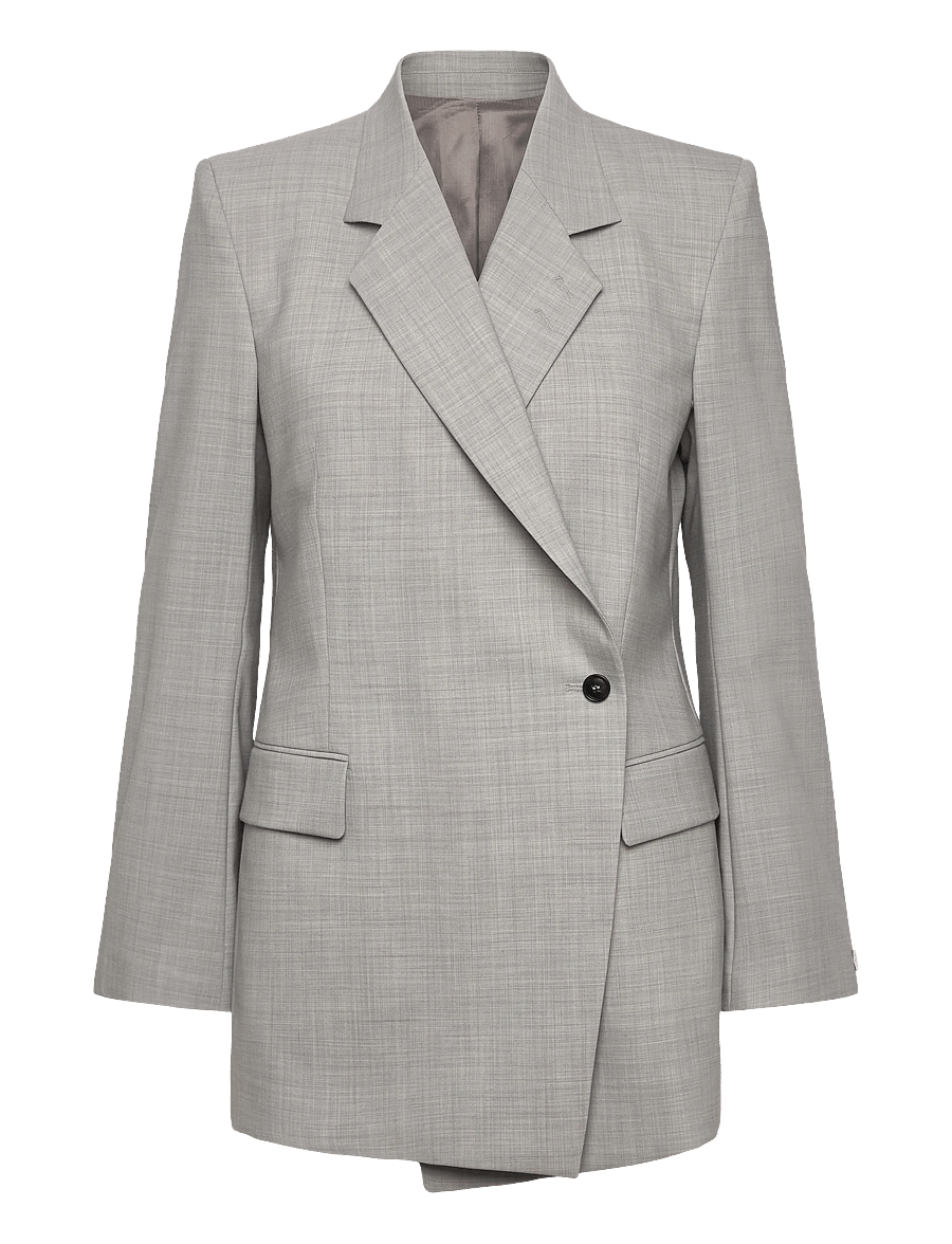 Tiger of Sweden - Eliwiraa - einreihige blazer - light grey mela - 0