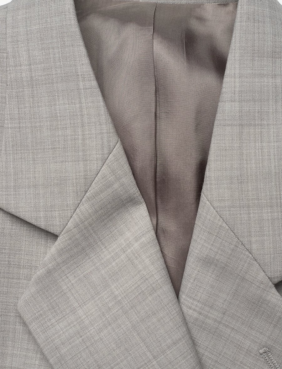 Tiger of Sweden - Eliwiraa - einreihige blazer - light grey mela - 2