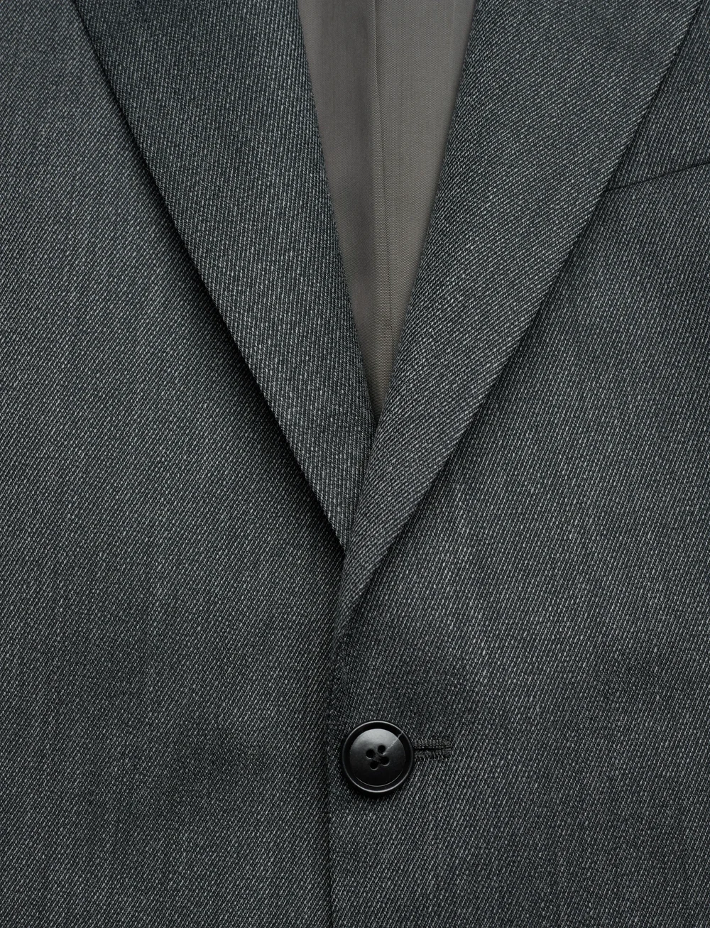 Tiger of Sweden - JUSTIN P - Ühe rinnatisega pintsakud - charcoal - 2