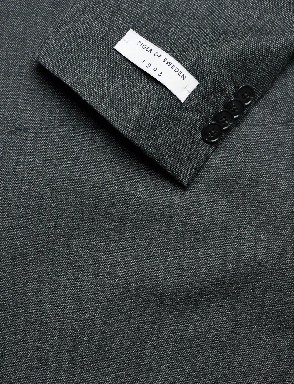 Tiger of Sweden - JUSTIN P - Ühe rinnatisega pintsakud - charcoal - 3