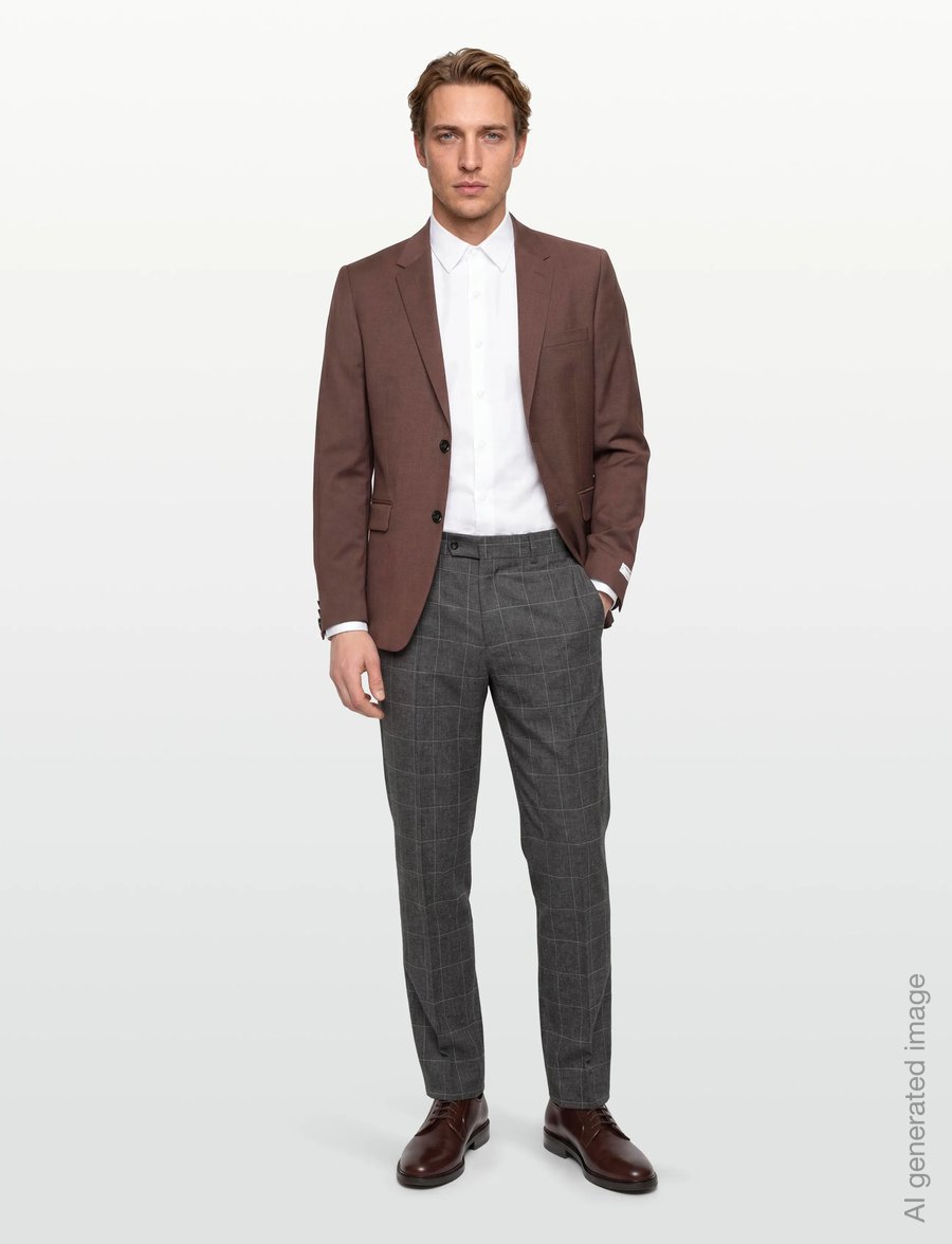 Tiger of Sweden - JAMIE. - enkeltradede blazere - old terracotta - 0