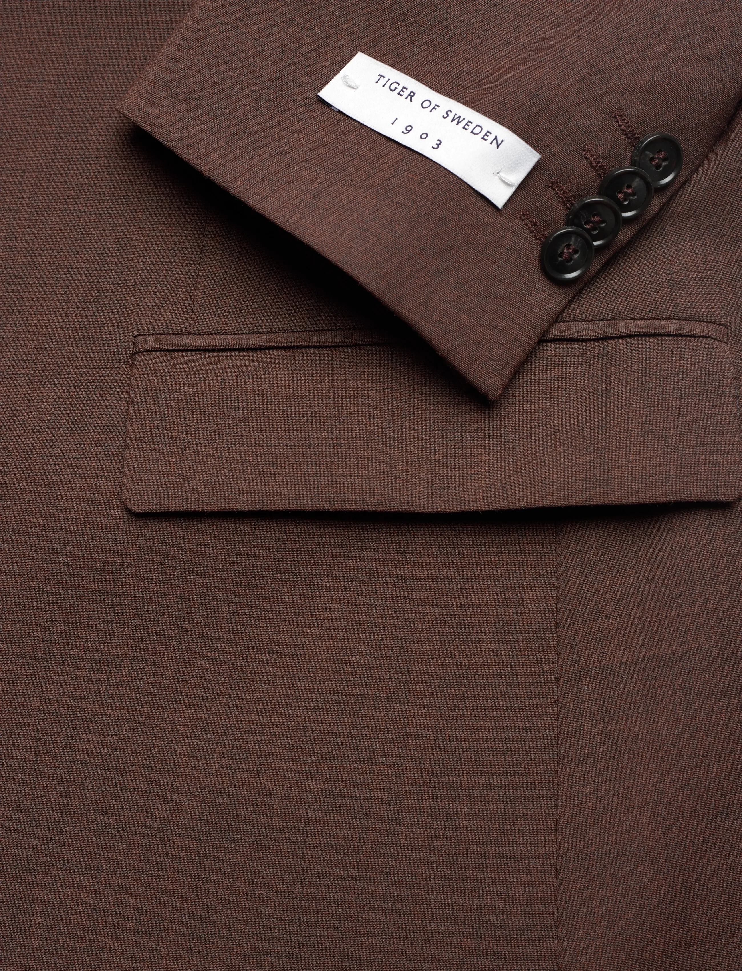 Tiger of Sweden - JAMIE. - enkeltradede blazere - old terracotta - 3