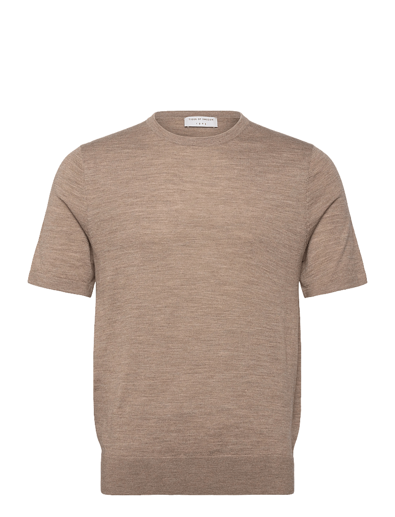 Tiger of Sweden - CONNOR S RWS - t-shirts - beige melange - 0