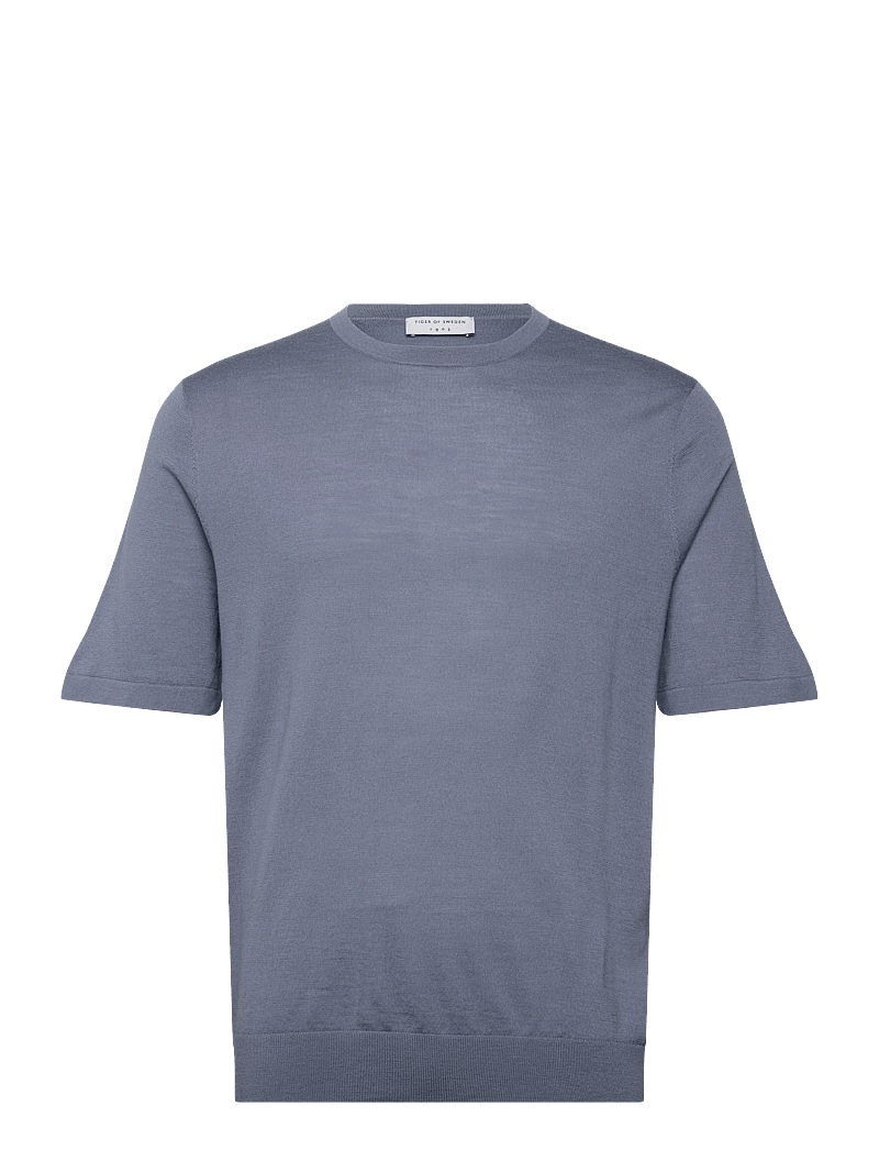 Tiger of Sweden - CONNOR S RWS - kortærmede t-shirts - dull blue - 0