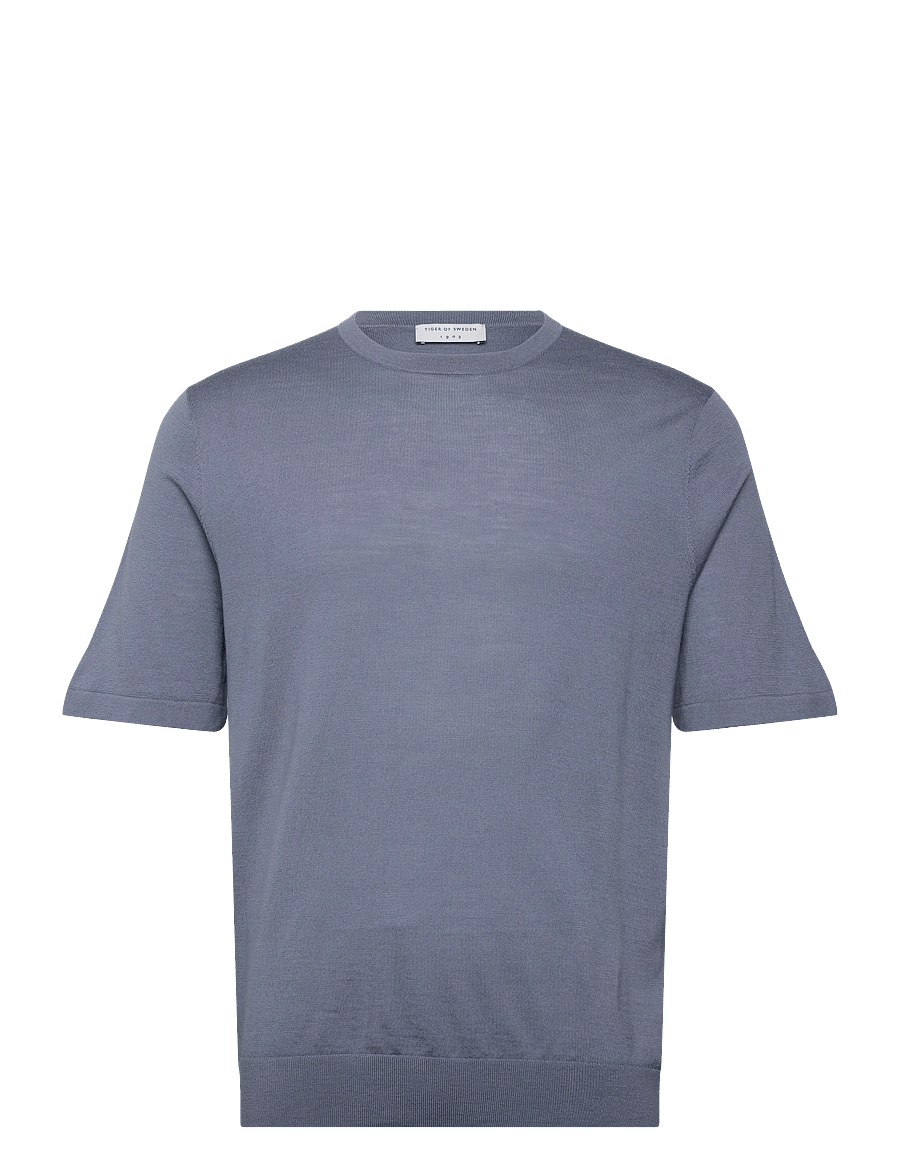 Tiger of Sweden - CONNOR S RWS - t-shirts à manches courtes - dull blue - 0