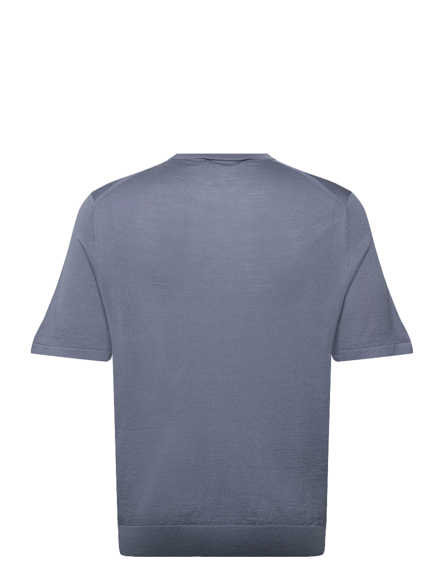 Tiger of Sweden - CONNOR S RWS - t-shirts à manches courtes - dull blue - 1