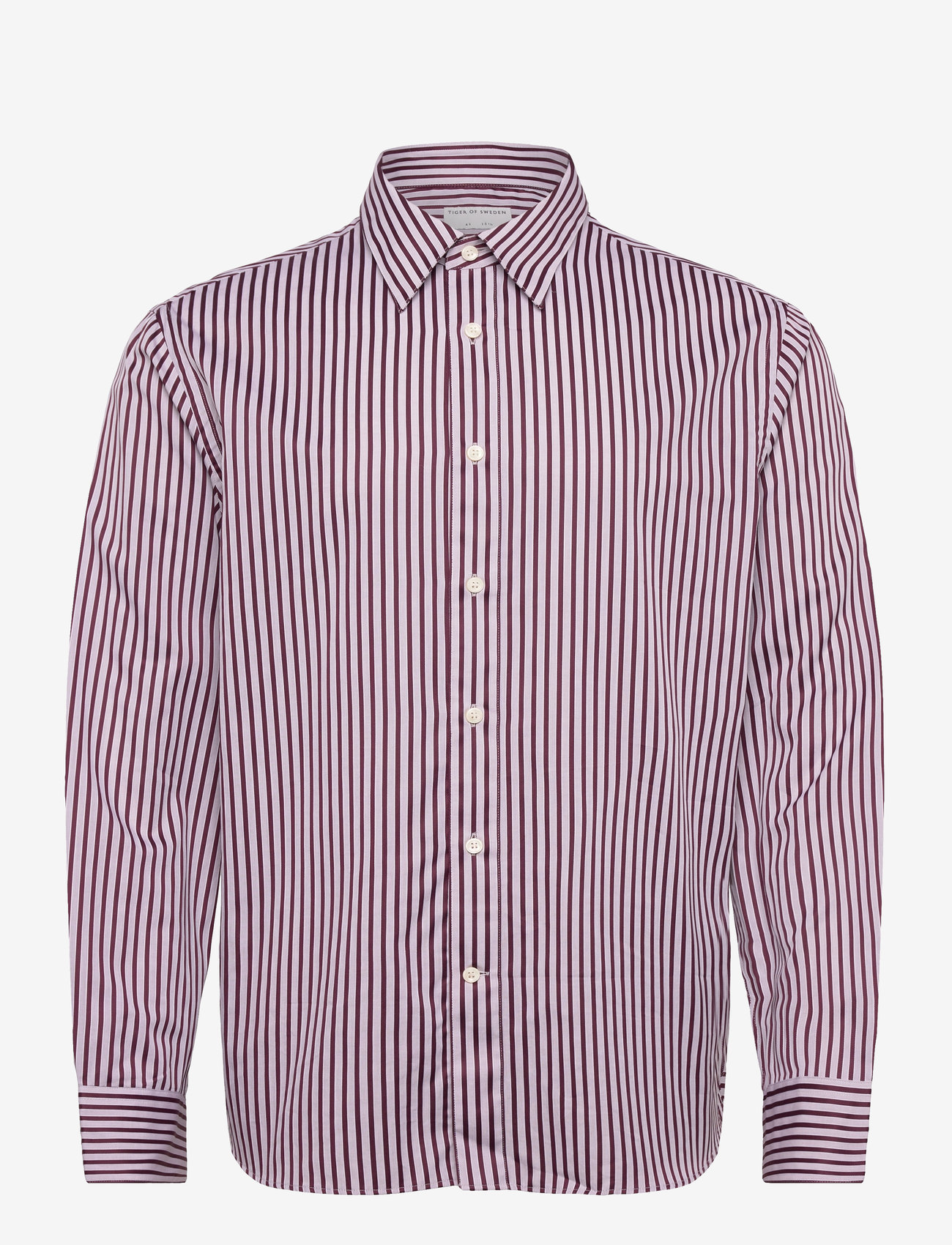 Tiger of Sweden - Bennett - raidalliset kauluspaidat - gamay - 0