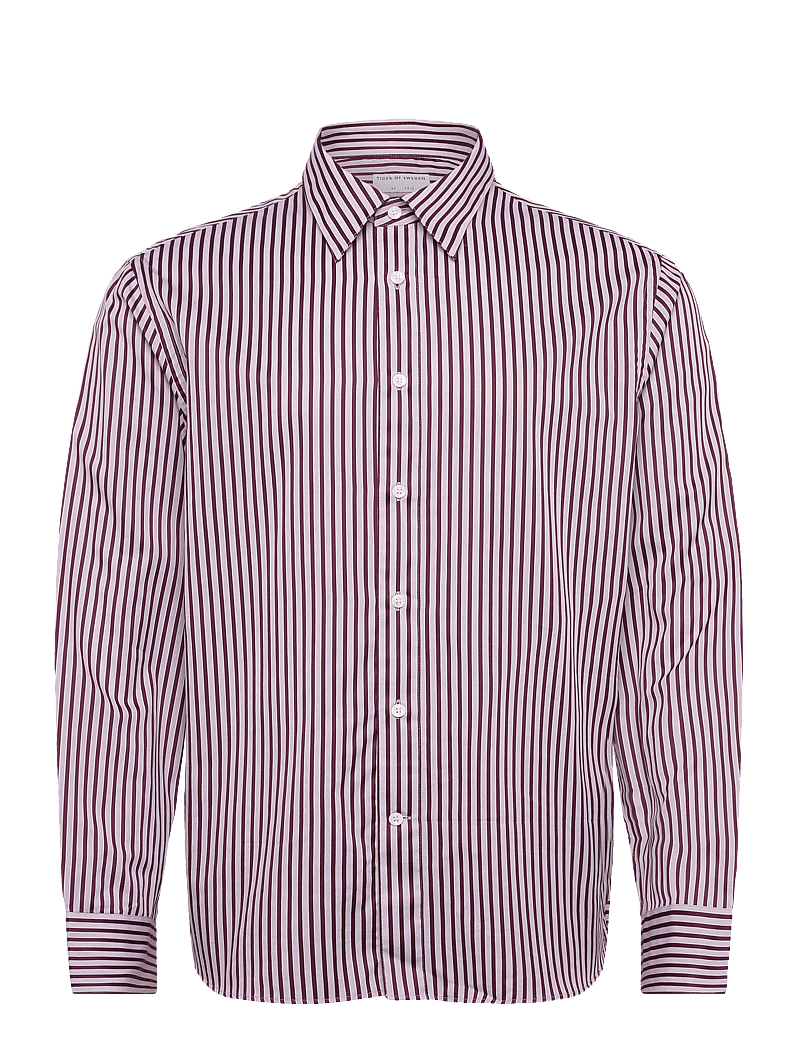 Tiger of Sweden - Bennett - raidalliset kauluspaidat - gamay - 0