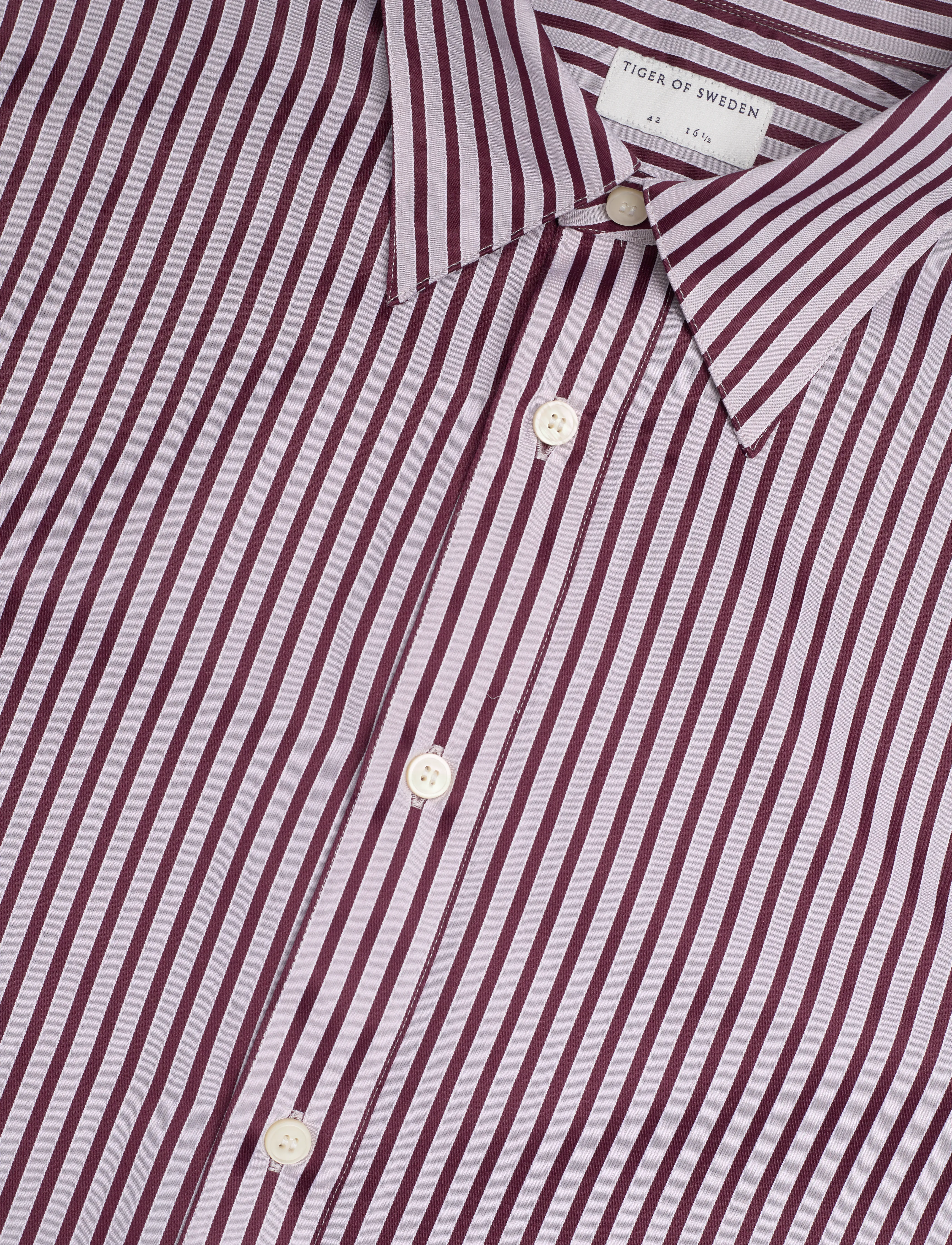 Tiger of Sweden - Bennett - striped shirts - gamay - 3