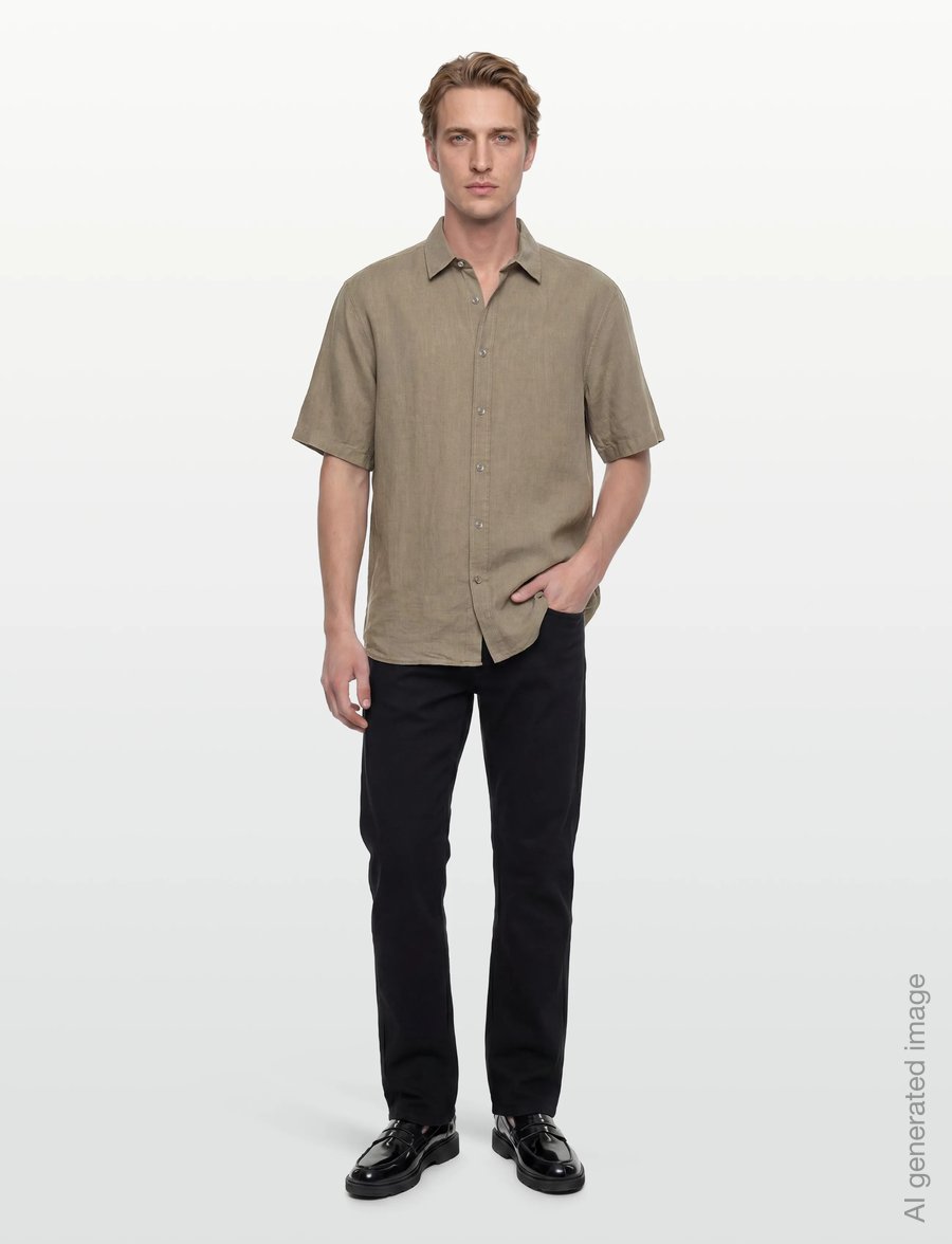 Tiger of Sweden - SPENSER SS - basic skjorter - mole - 0