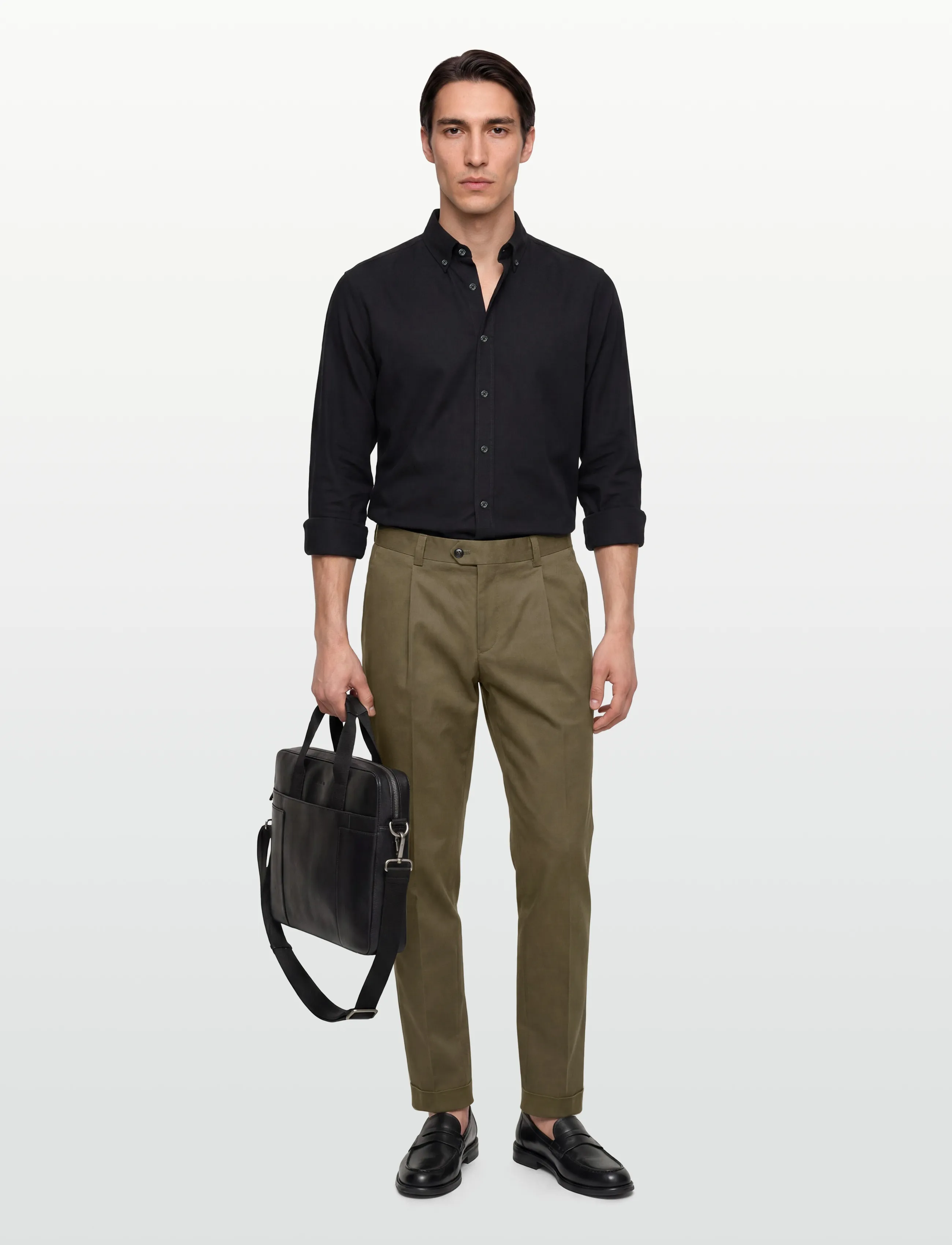Tiger of Sweden TENUTA P - Chino püksid - KALAMATA / khaki/green