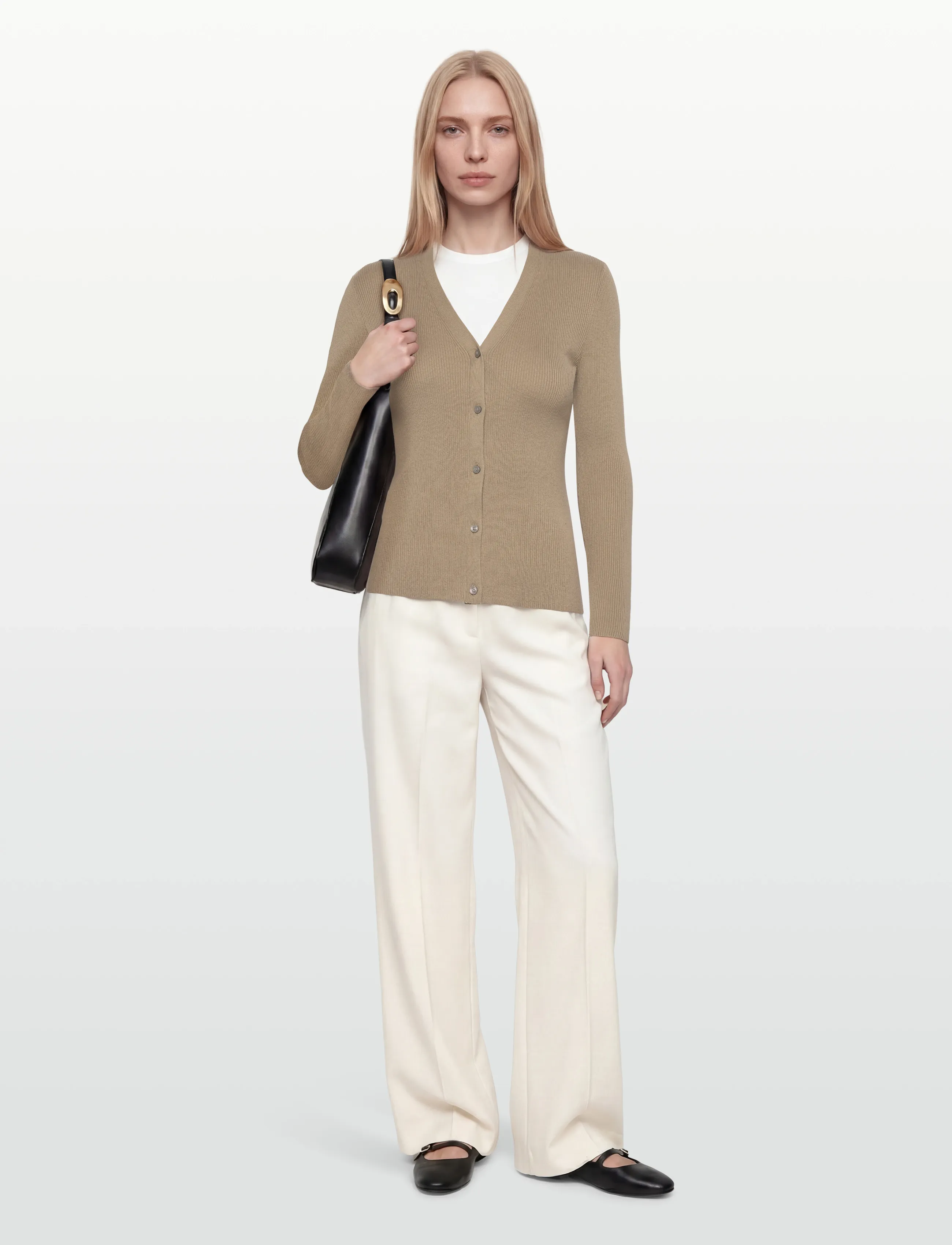 Tiger of Sweden Giane, M, Knitwear, Braun - Cardigans, Frauen