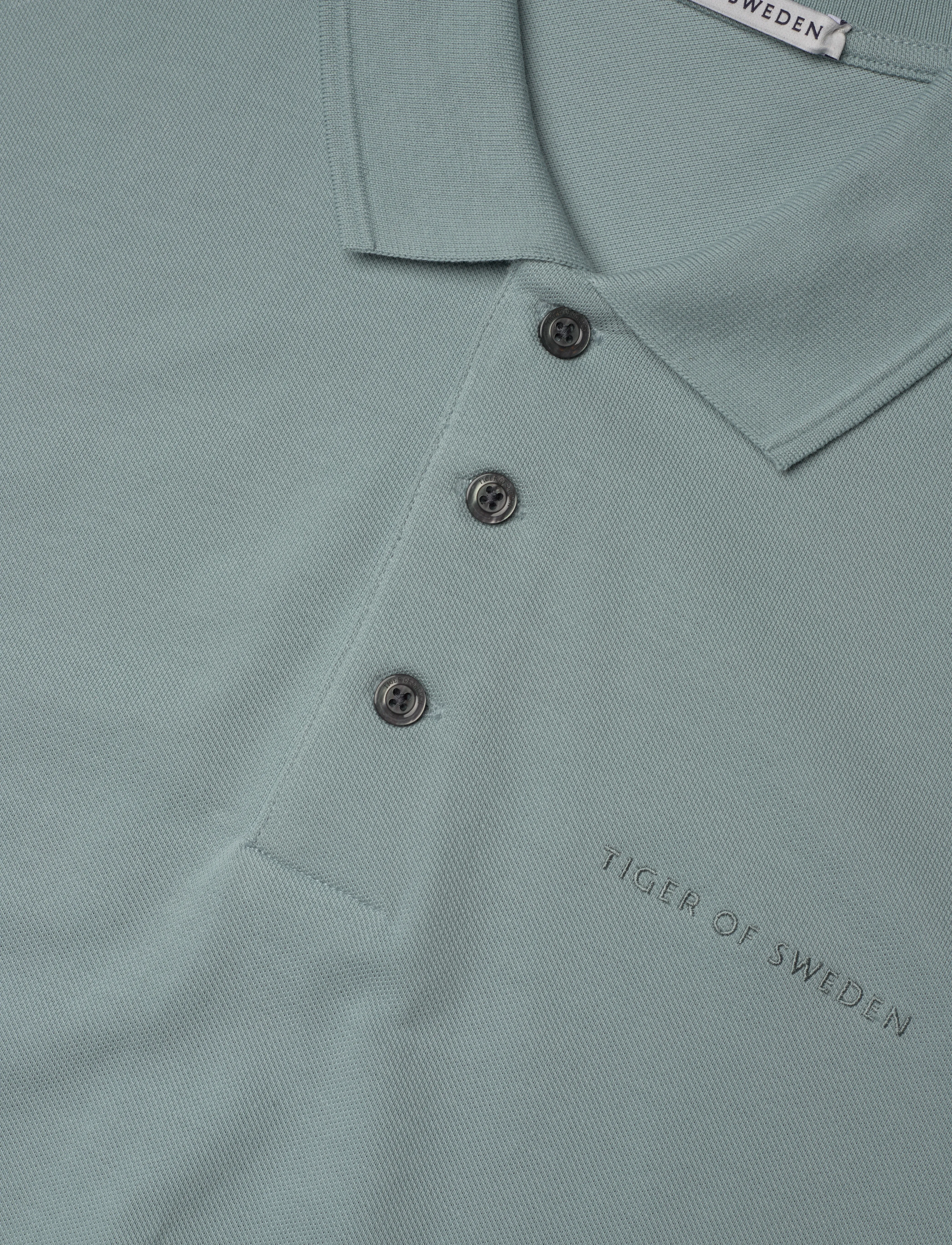 Tiger of Sweden - DARIOS - kortærmede poloer - dust blue - 2