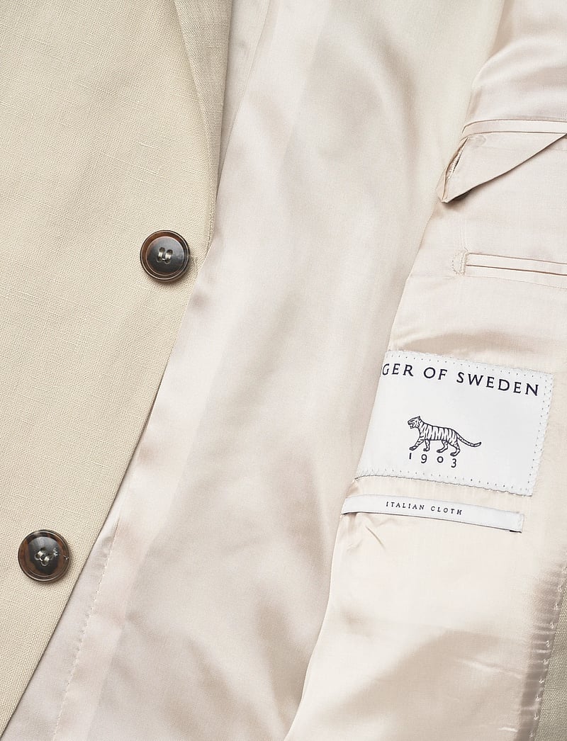 Tiger of Sweden - JUSTIN - enkeltradede blazere - cream sand - 4