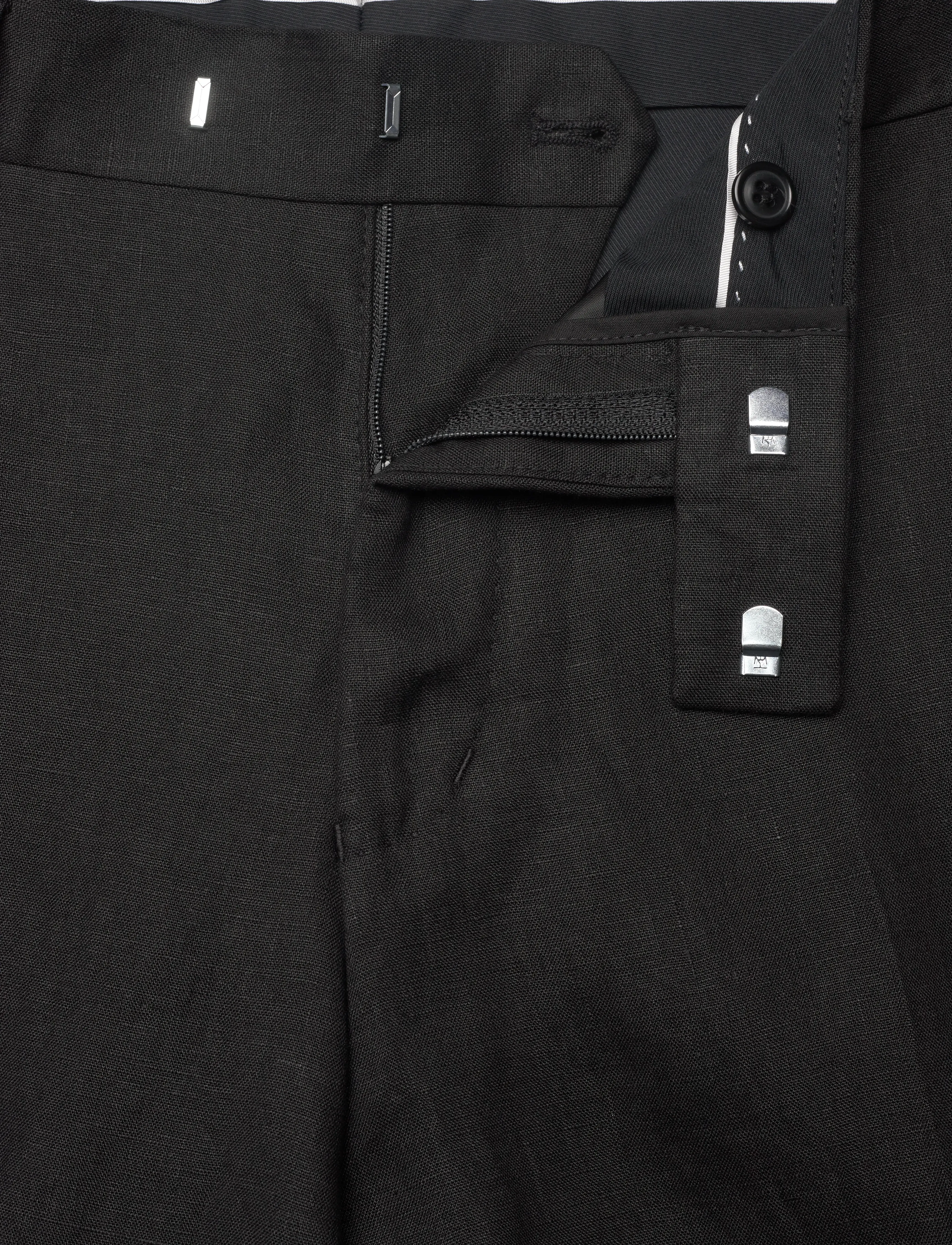 Tiger of Sweden - TENUTA - linnebyxor - black - 3