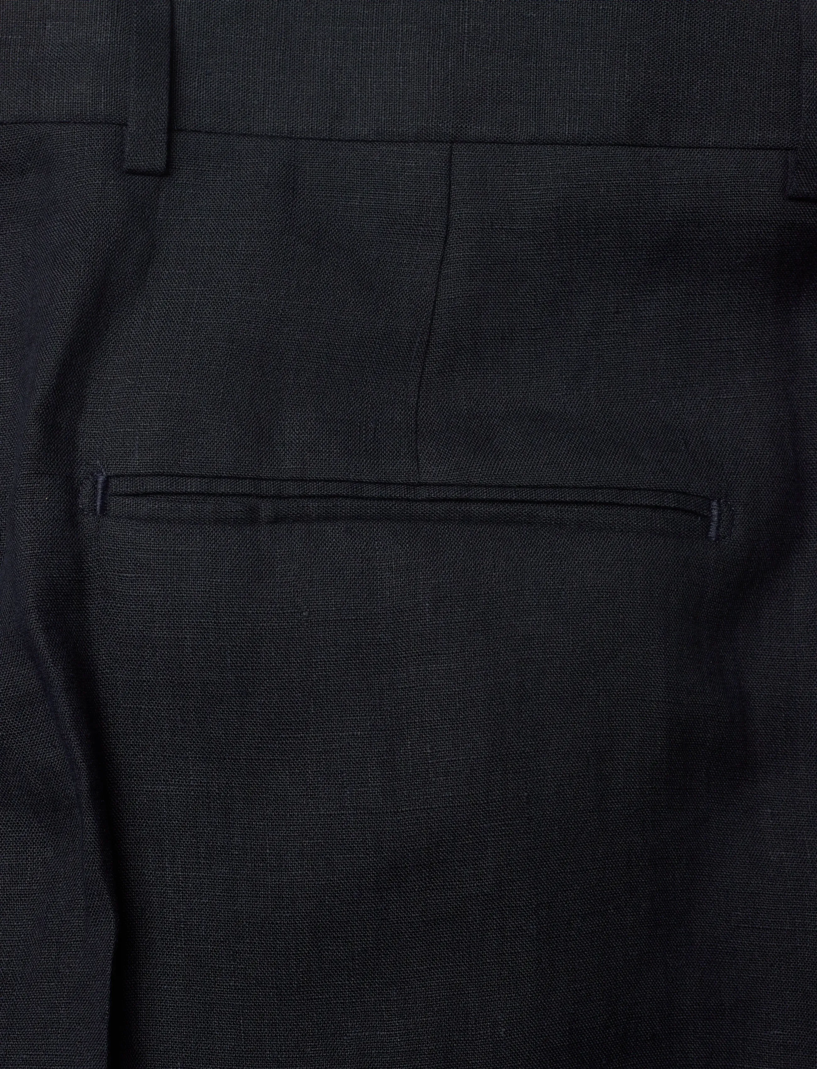 Tiger of Sweden - TENUTA - linased ülikonnapüksid - midnight blue - 4