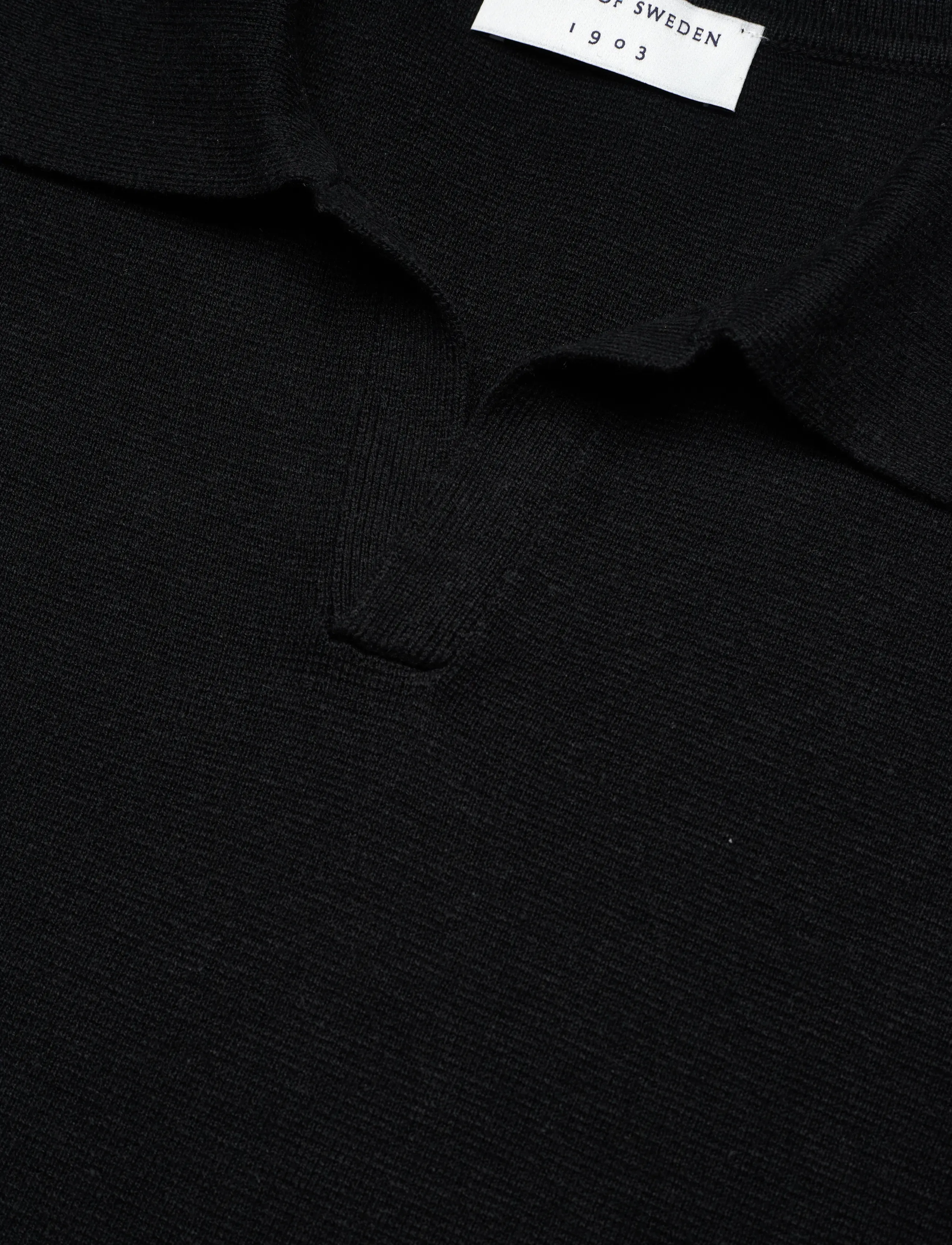 Tiger of Sweden - MAELON - gestrickte polohemden - black - 2
