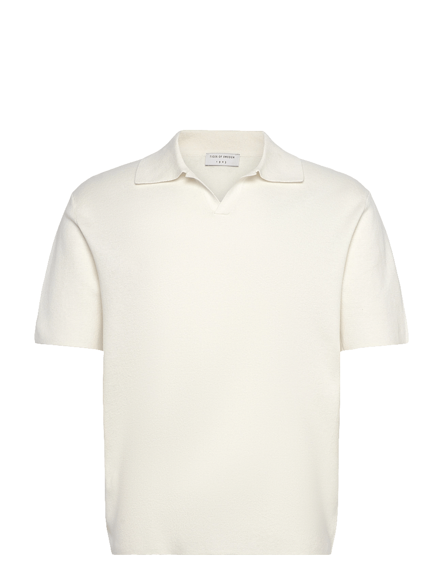 Tiger of Sweden - MAELON - gestrickte polohemden - pure white - 0
