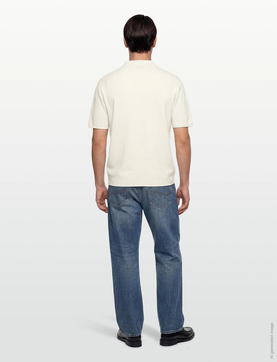 Tiger of Sweden - MAELON - gestrickte polohemden - pure white - 4