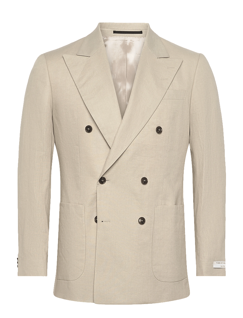 Tiger of Sweden - JOACHIM - dobbeltradede blazere - cream sand - 0