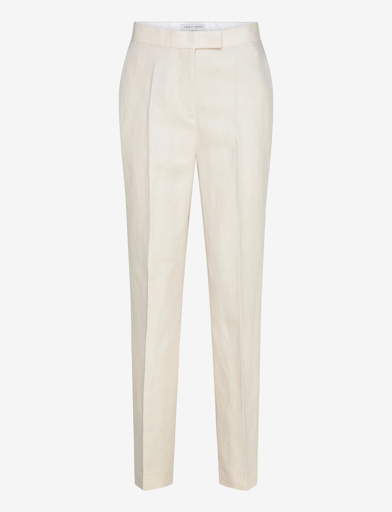 Tiger of Sweden Faye - Leinenhosen - SOFT WHITE / cream