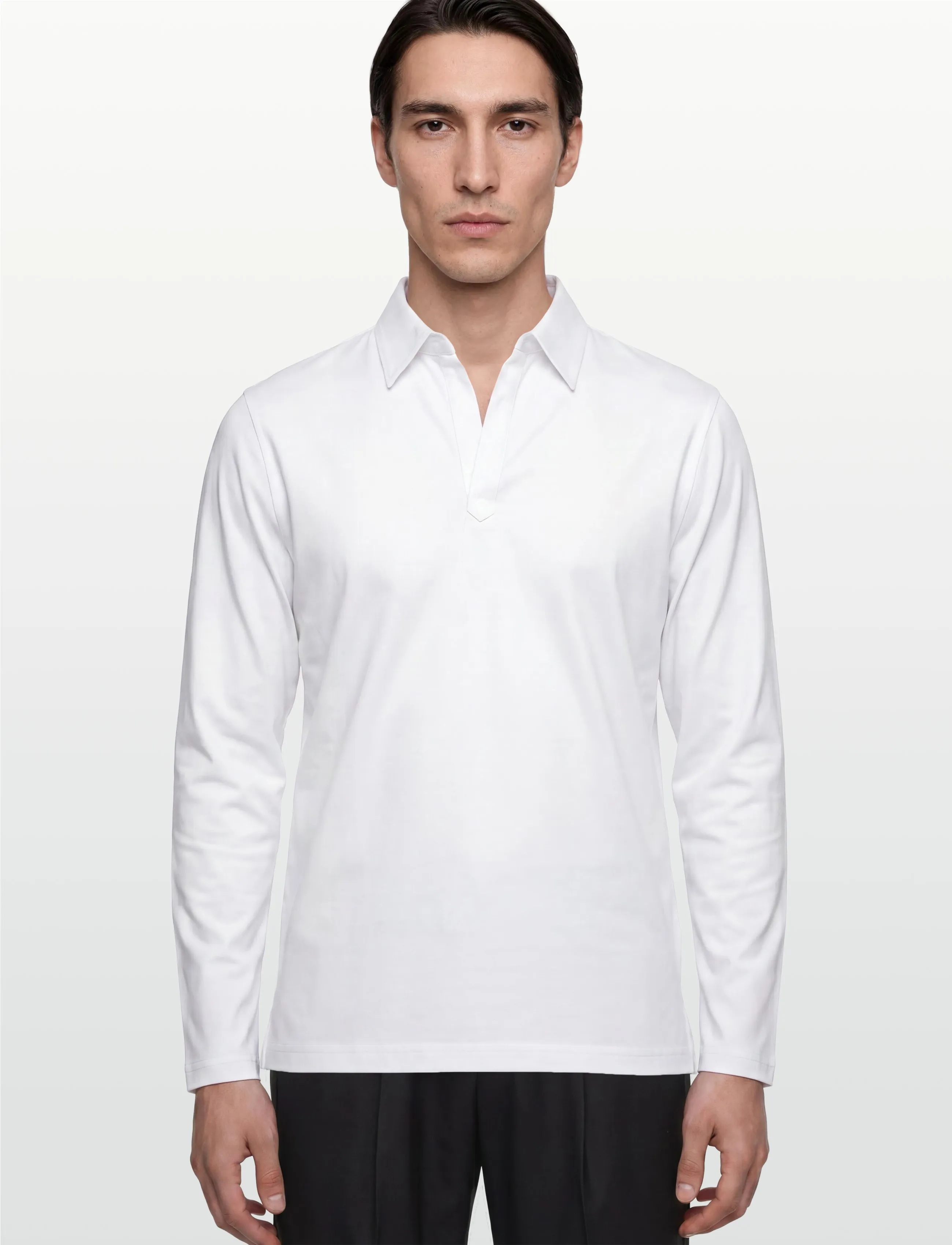 Tiger of Sweden - TRUANE - langærmede poloer - pure white - 3