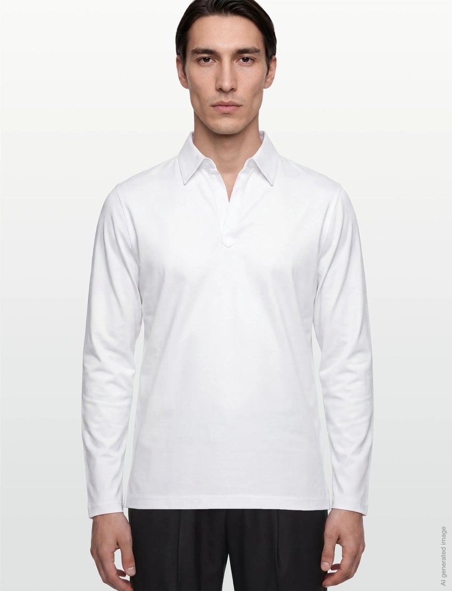 Tiger of Sweden - TRUANE - długi rękaw - pure white - 3