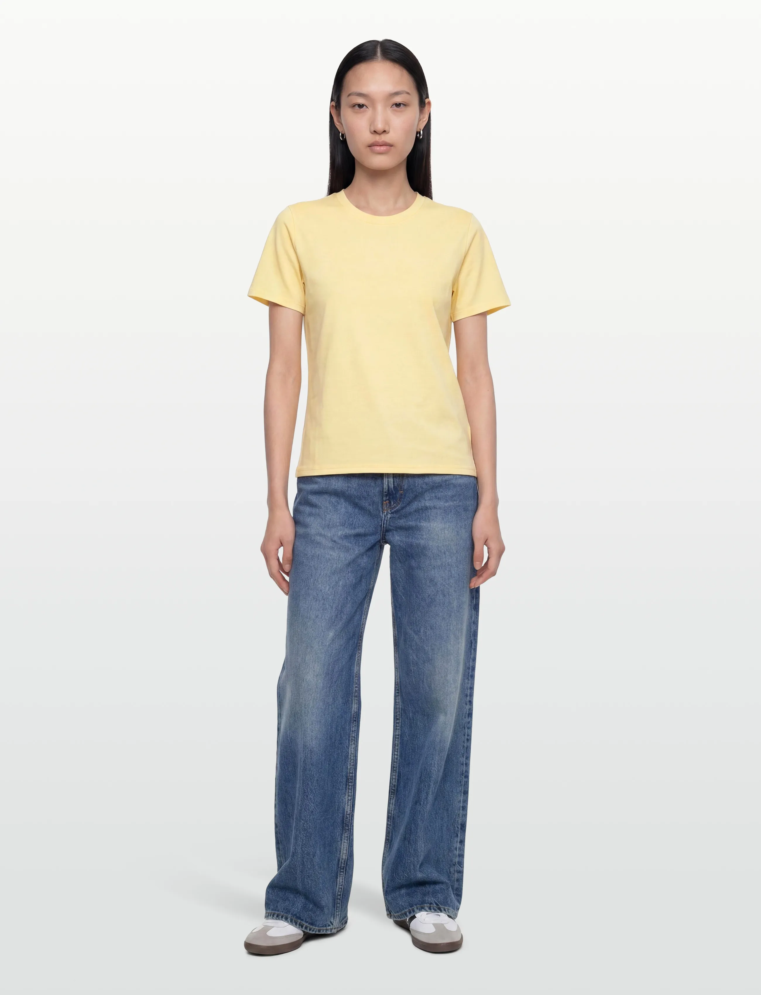 Tiger of Sweden SIRU - T-shirts - BUTTERMILK SCOTCH / yellow