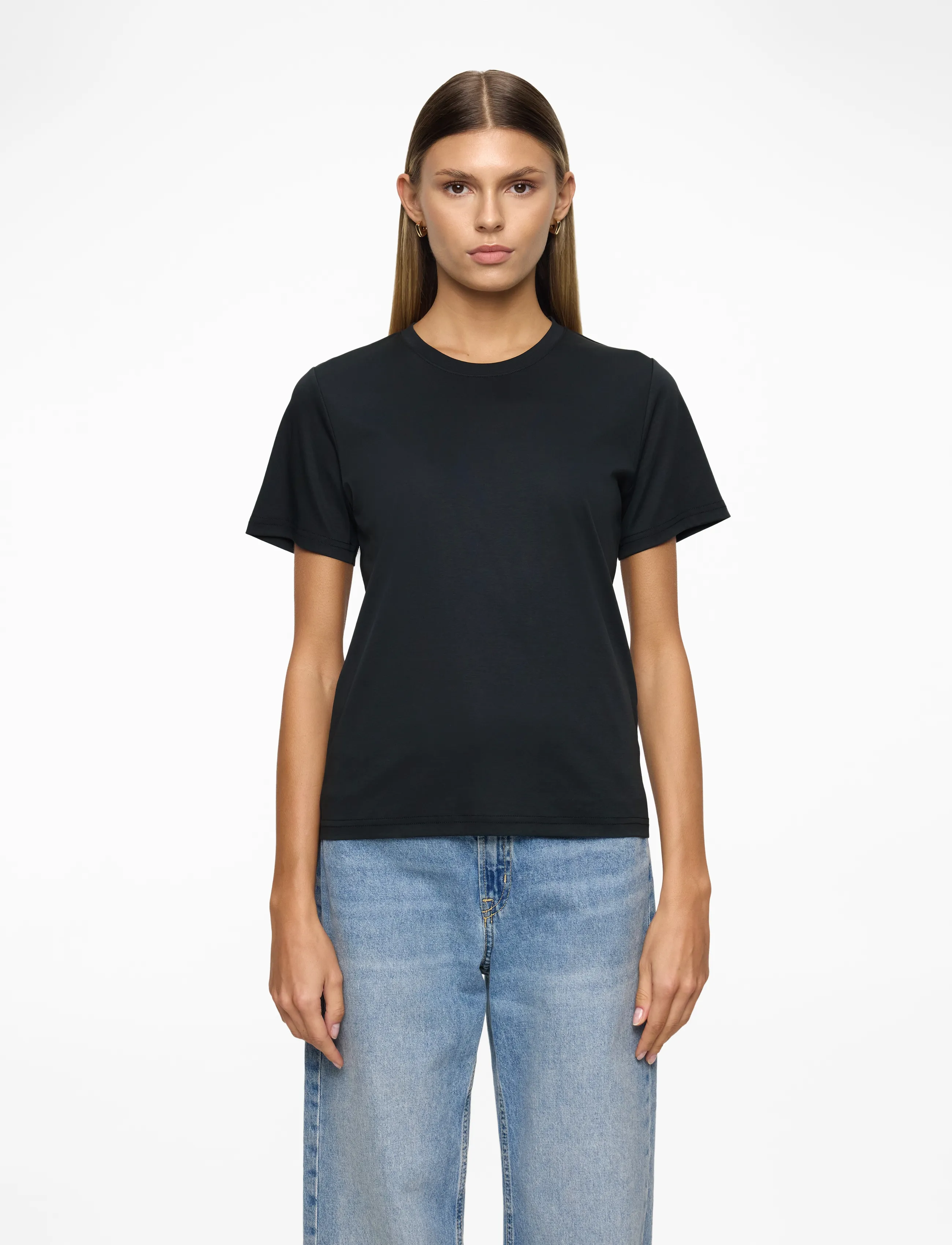 Tiger of Sweden SIRU - T-shirts & Toppar - LIGHT INK / black