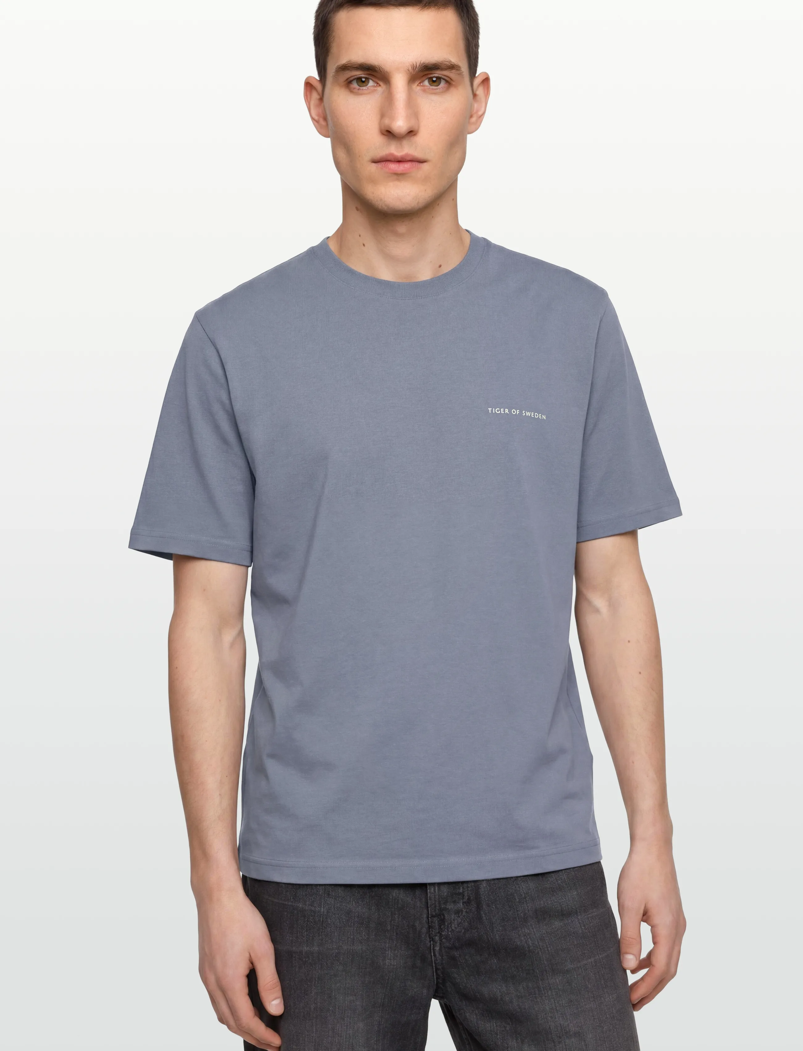 Tiger of Sweden - PRO - kortærmede t-shirts - dull blue - 3