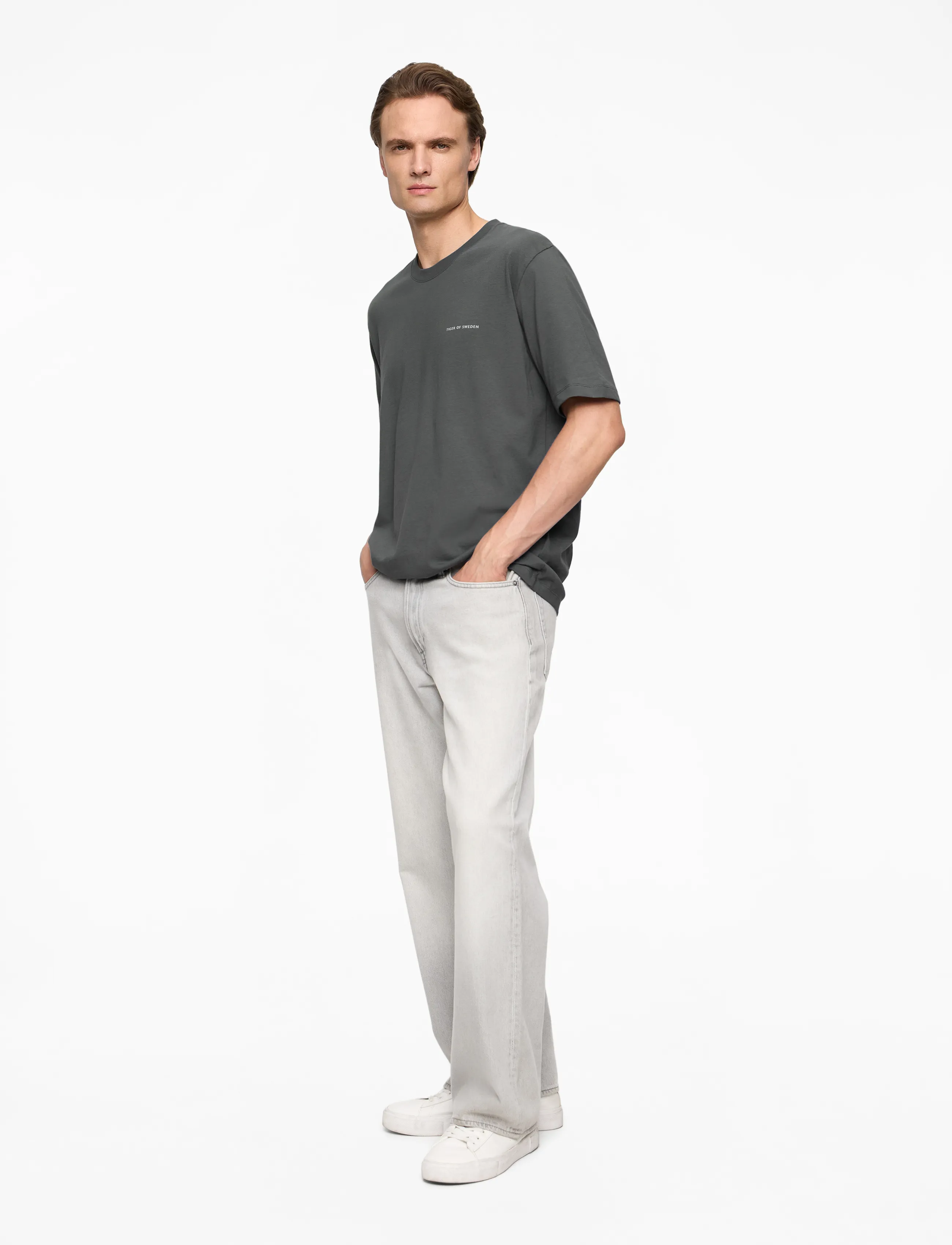 Tiger of Sweden - PRO - lühikeste varrukatega t-särgid - shadow grey - 2
