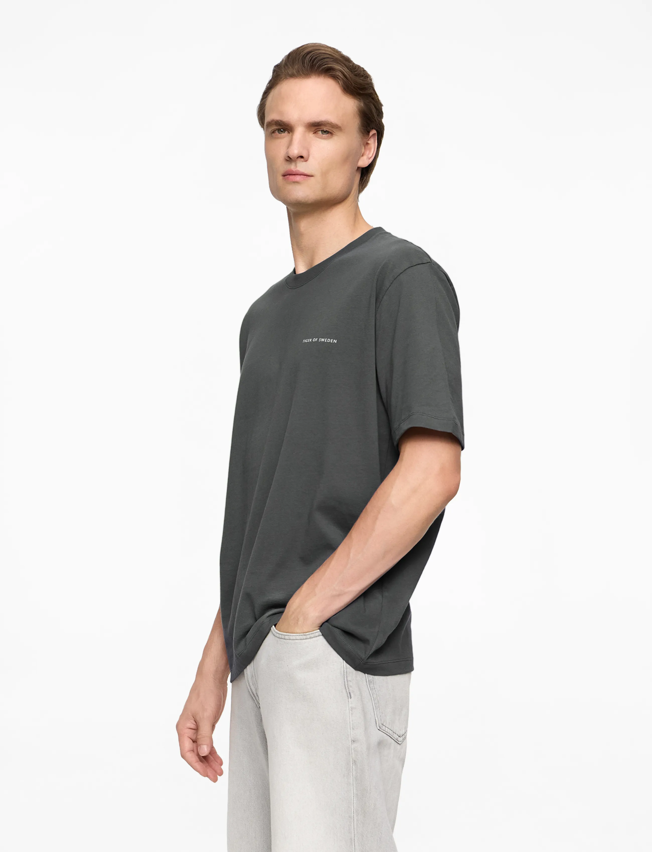 Tiger of Sweden - PRO - lühikeste varrukatega t-särgid - shadow grey - 3