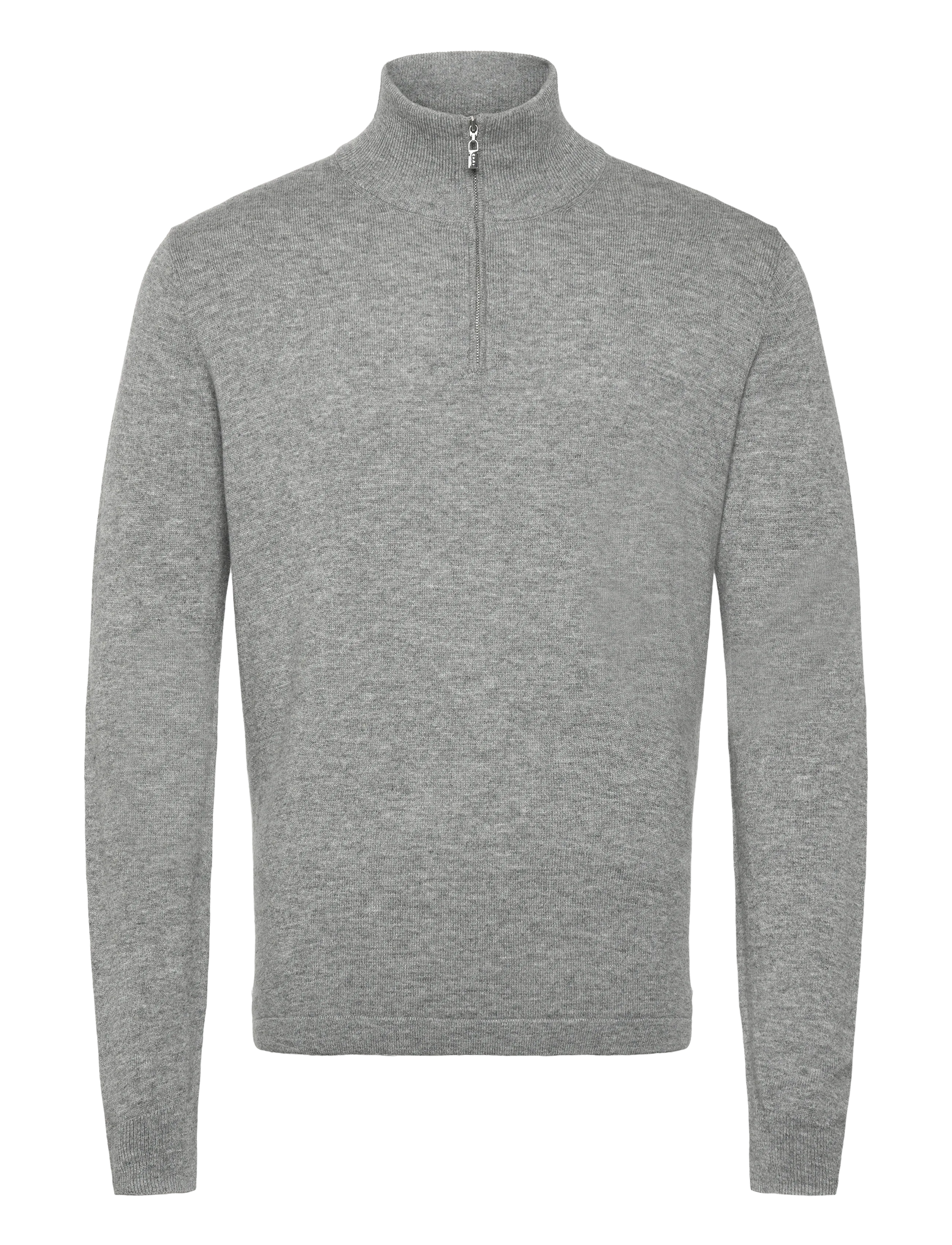 Tiger of Sweden Travis Rws, XL, Grey, Strik > Trøjer Med Halv Lynlås, Herre