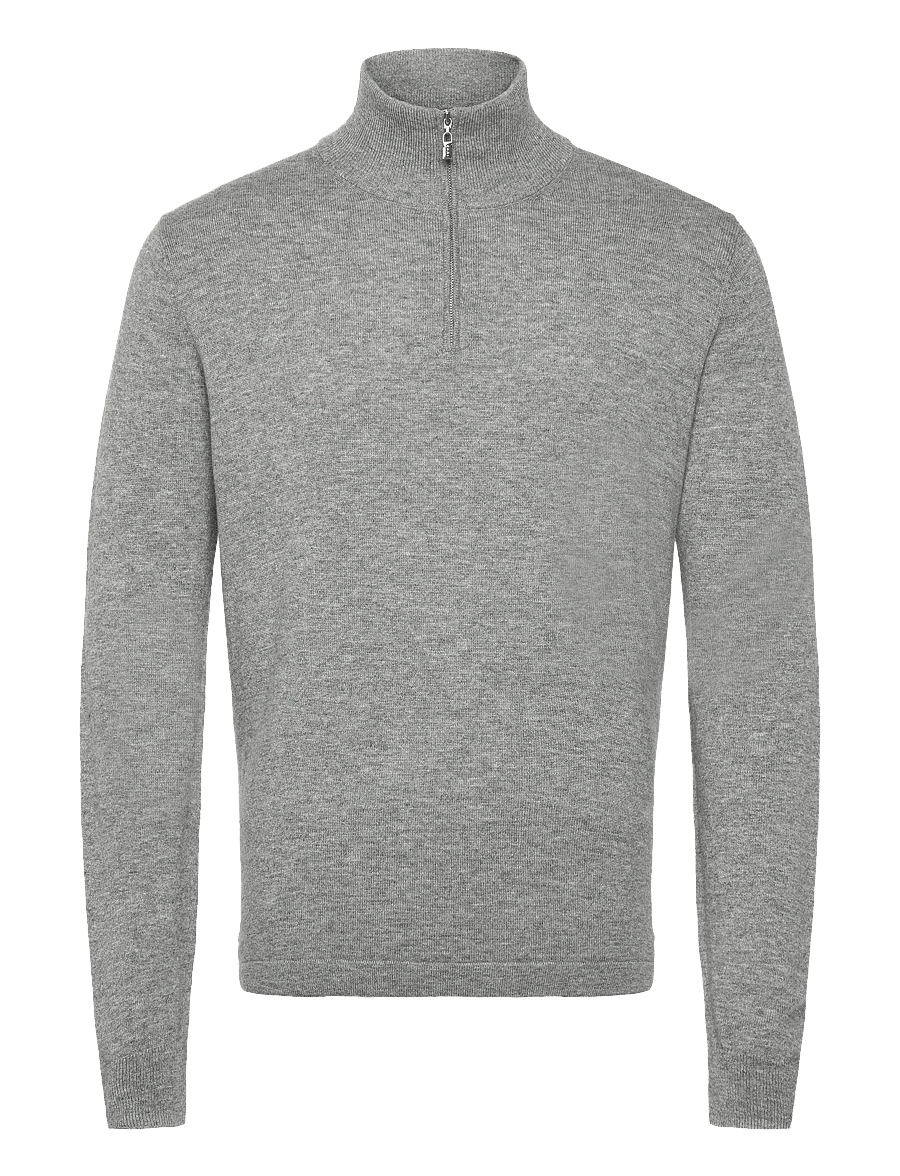 Tiger of Sweden - Travis RWS - half zip-tröjor - light grey melange - 0