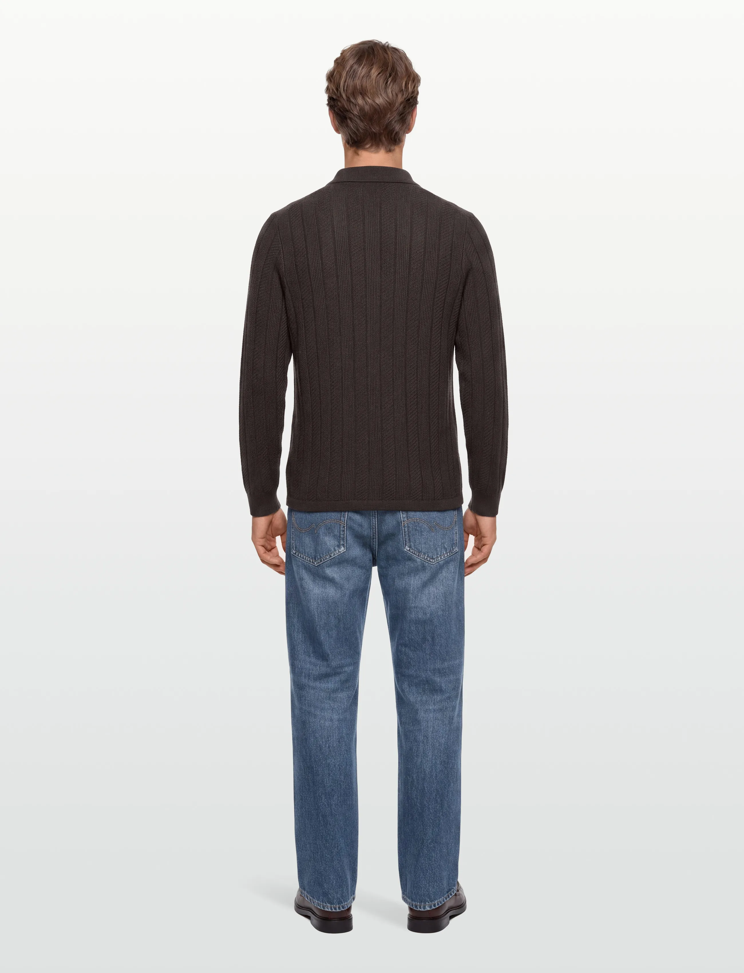 Tiger of Sweden - Johnny RWS - knitted polos - triumph steel - 4