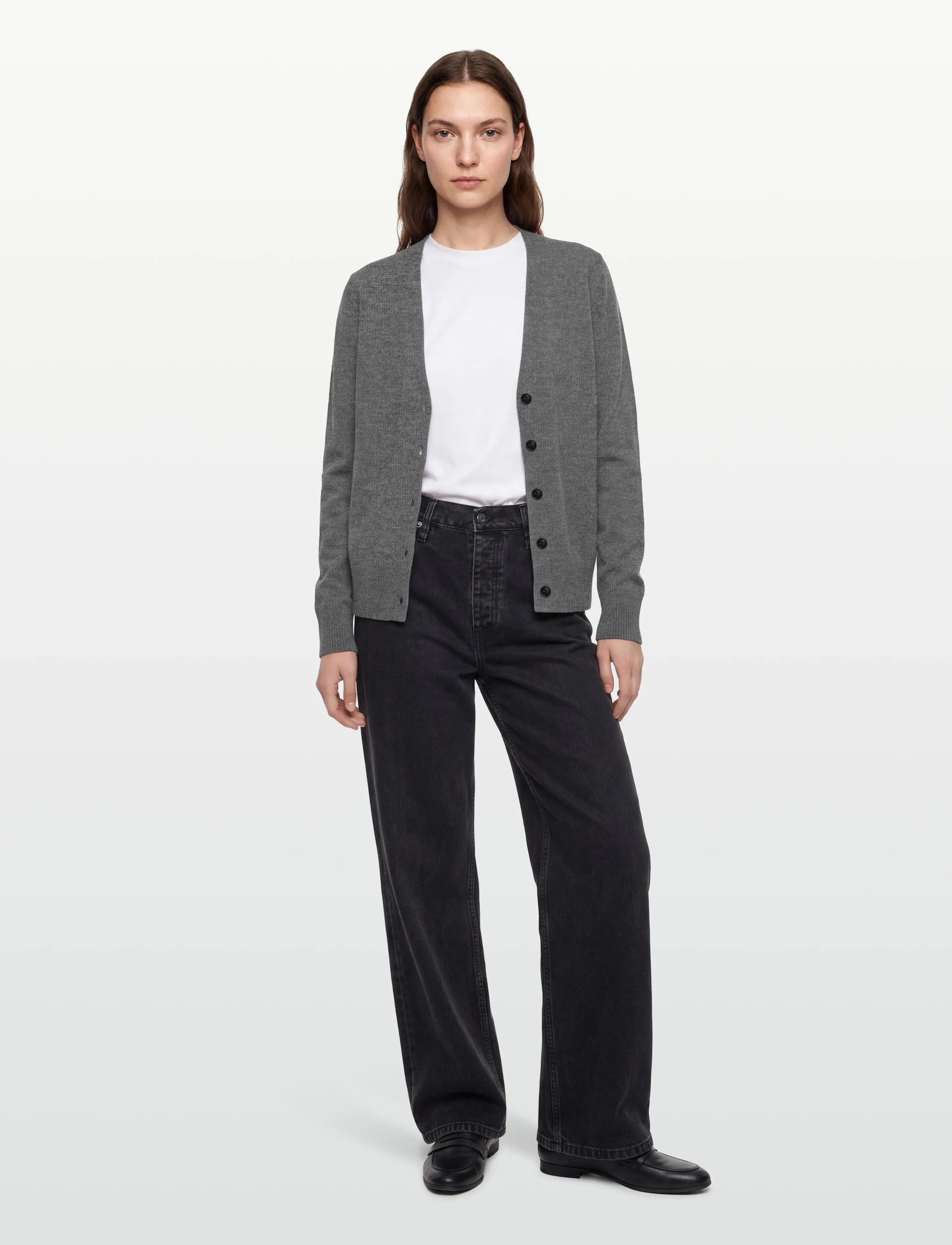 Tiger of Sweden Khloe Rws, S, Knitwear, Grau - Cardigans, Frauen