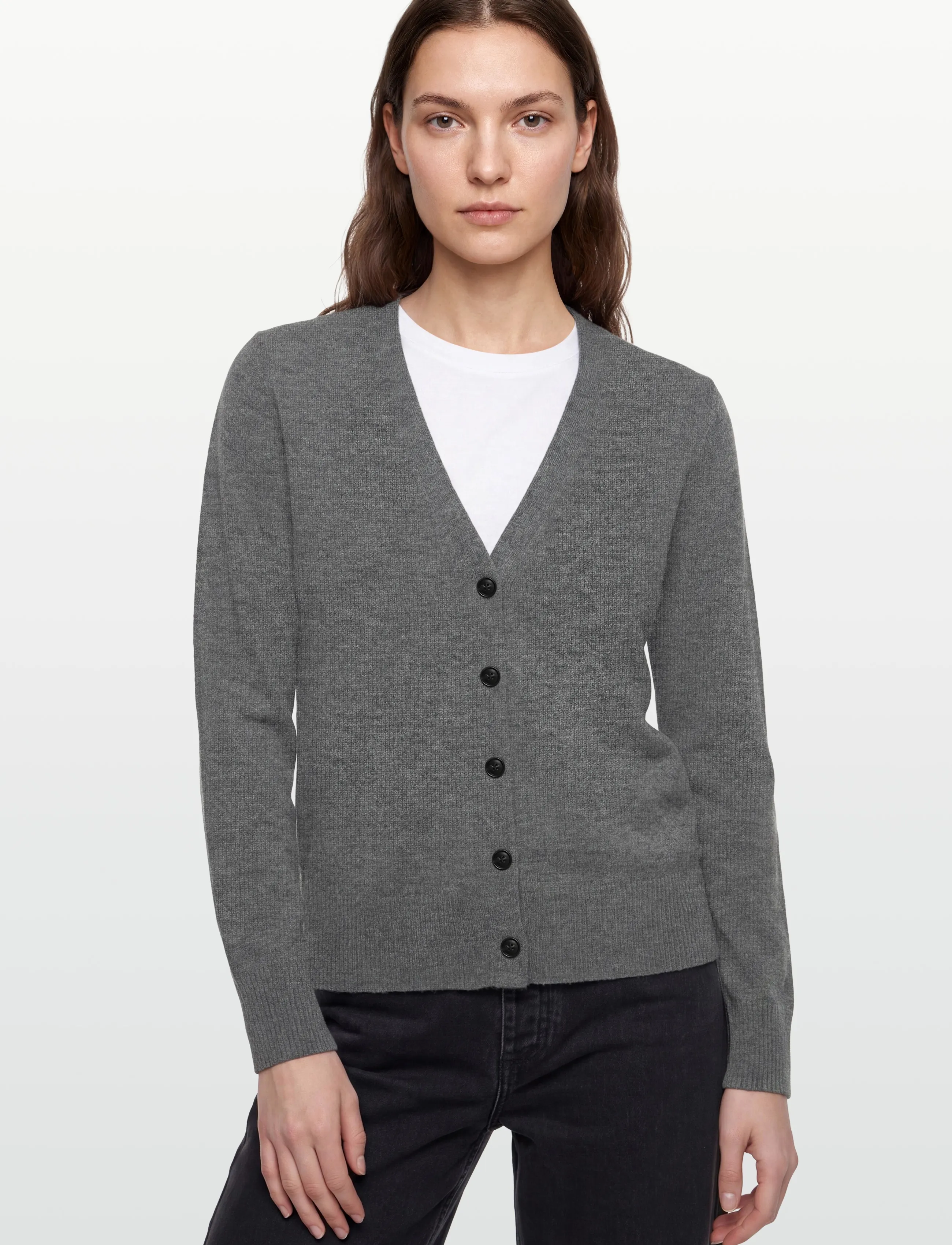 Tiger of Sweden - KHLOE RWS - cardigans - med grey mel - 3