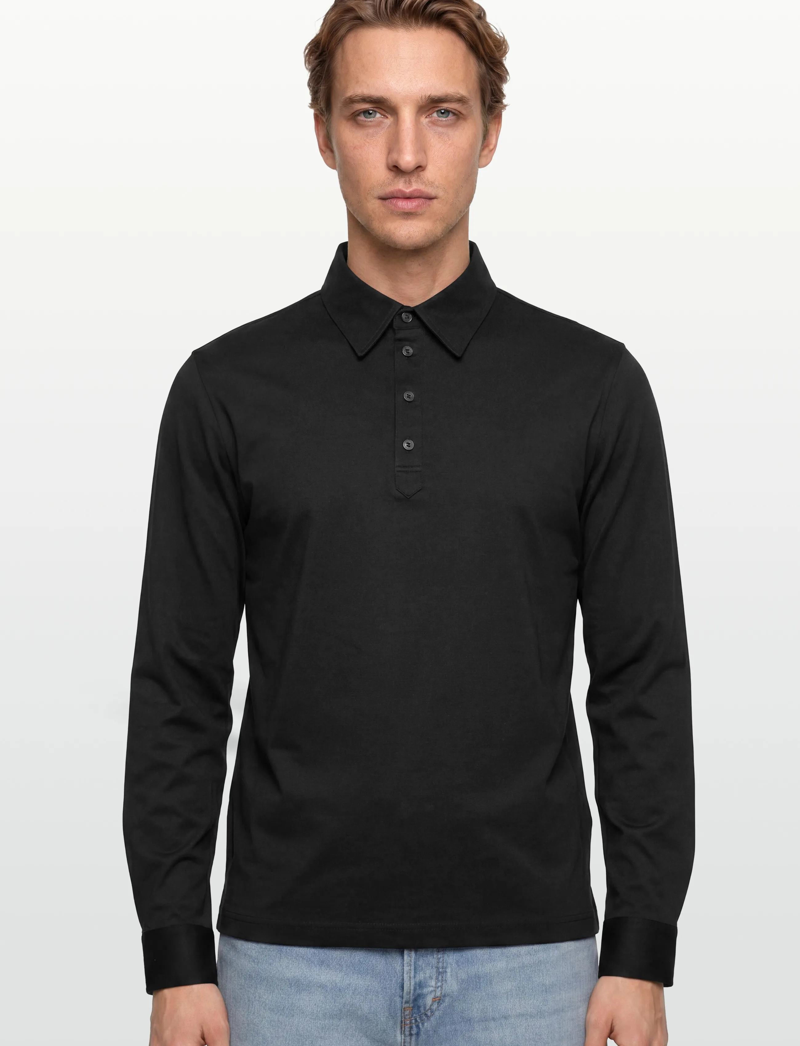 Tiger of Sweden - TANNER - langærmede poloer - black - 3