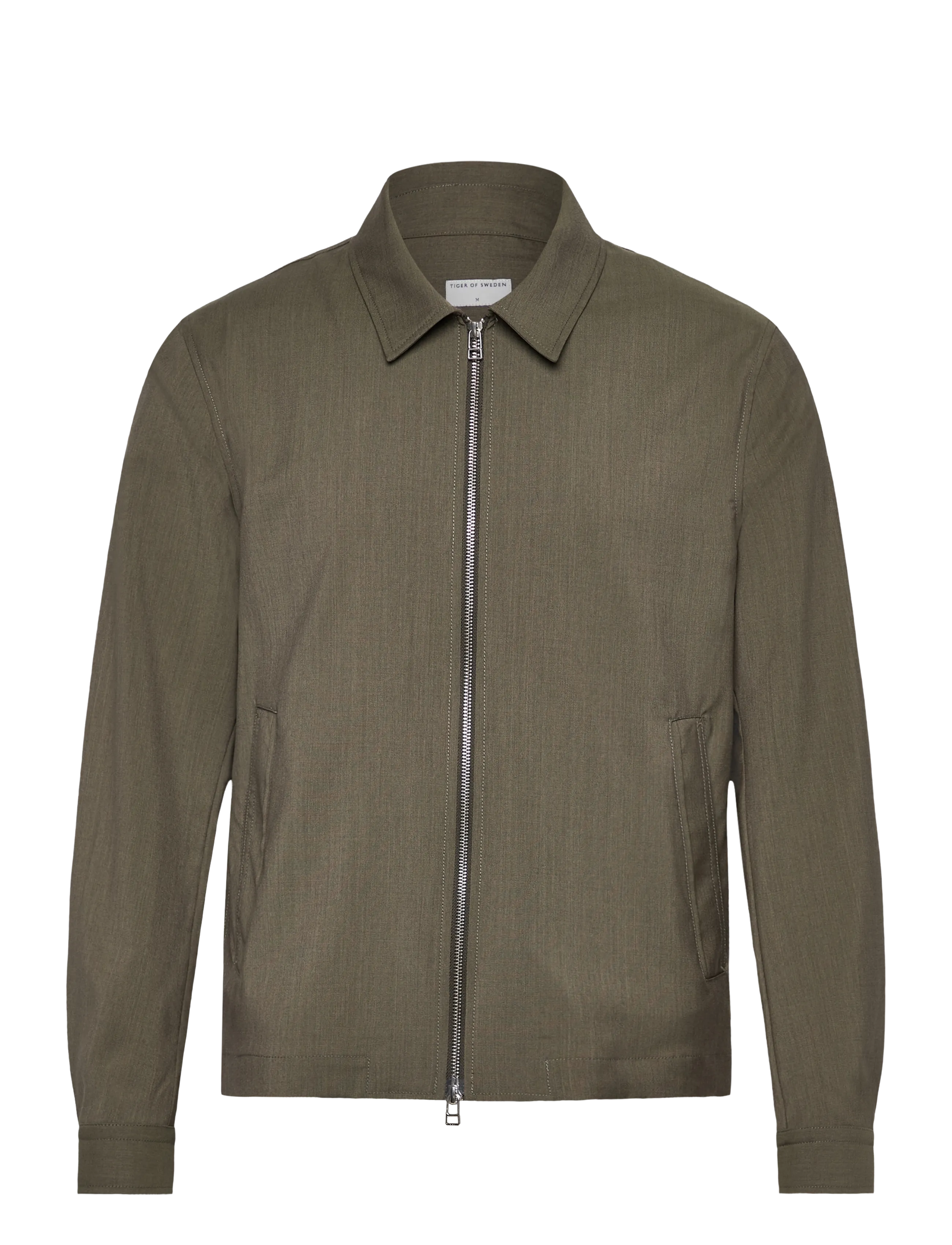 Tiger of Sweden BARNABY ZIP - Overtøj - DUSTY GREEN / khaki/green