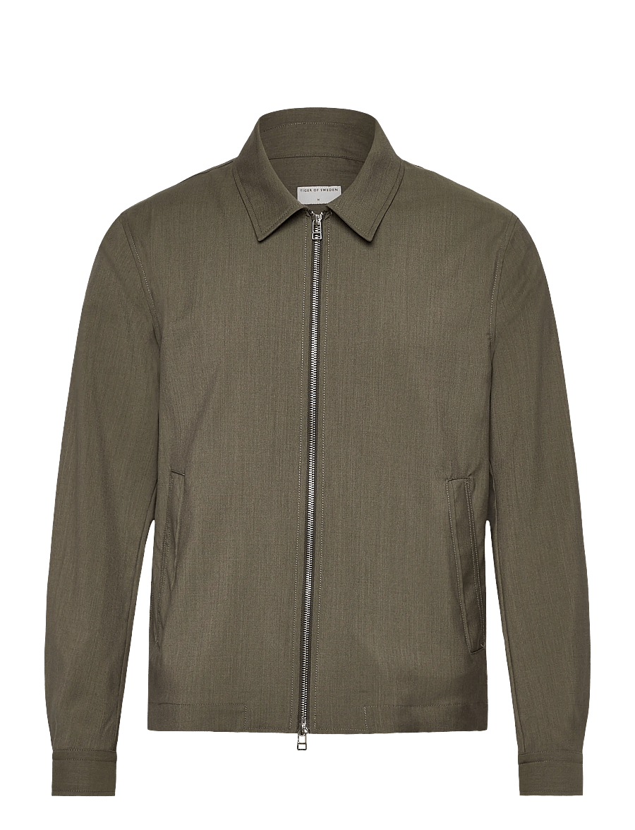 Tiger of Sweden - BARNABY ZIP - Õhukesed jakid - dusty green - 0