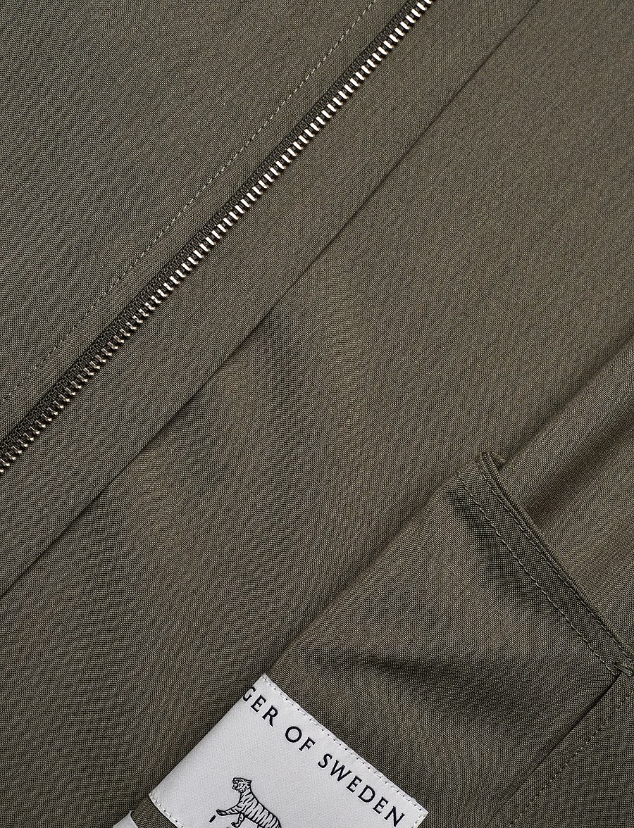 Tiger of Sweden - BARNABY ZIP - Õhukesed jakid - dusty green - 4