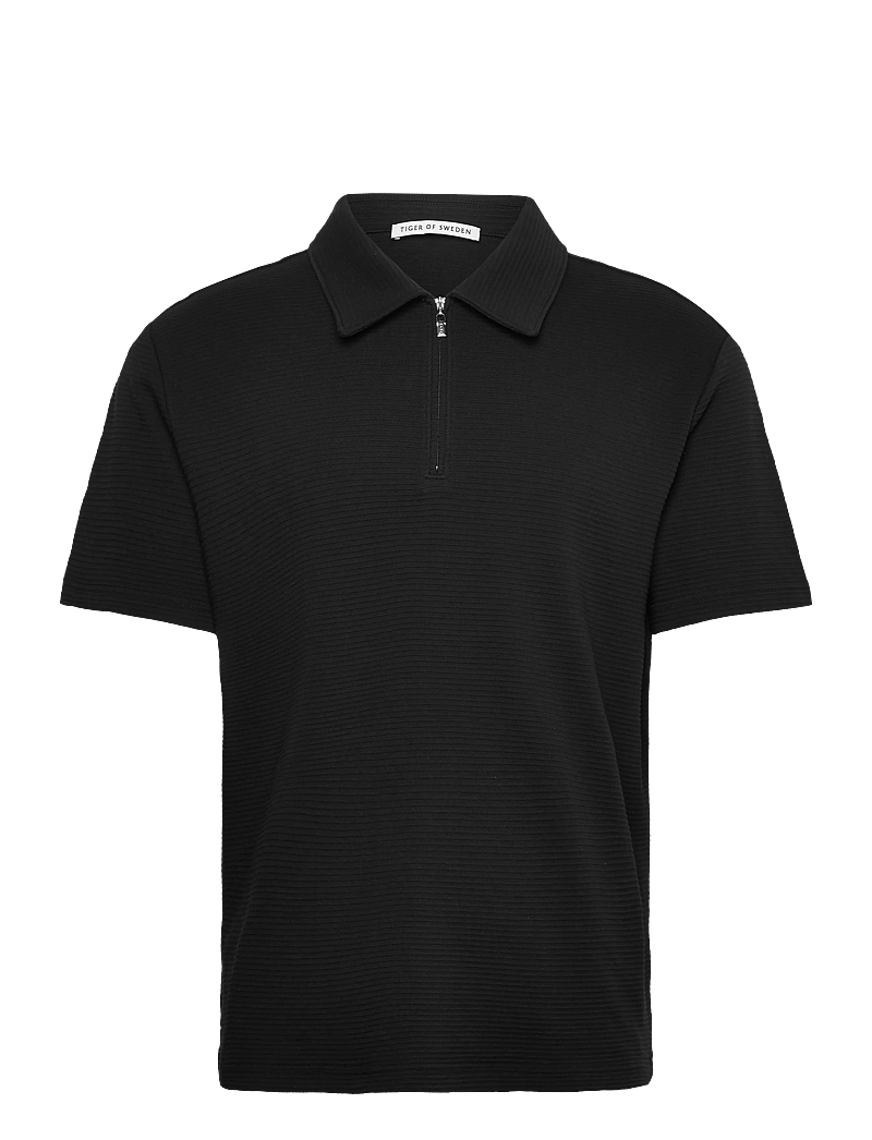 Tiger of Sweden - LARON - stickade pikéer - black - 0