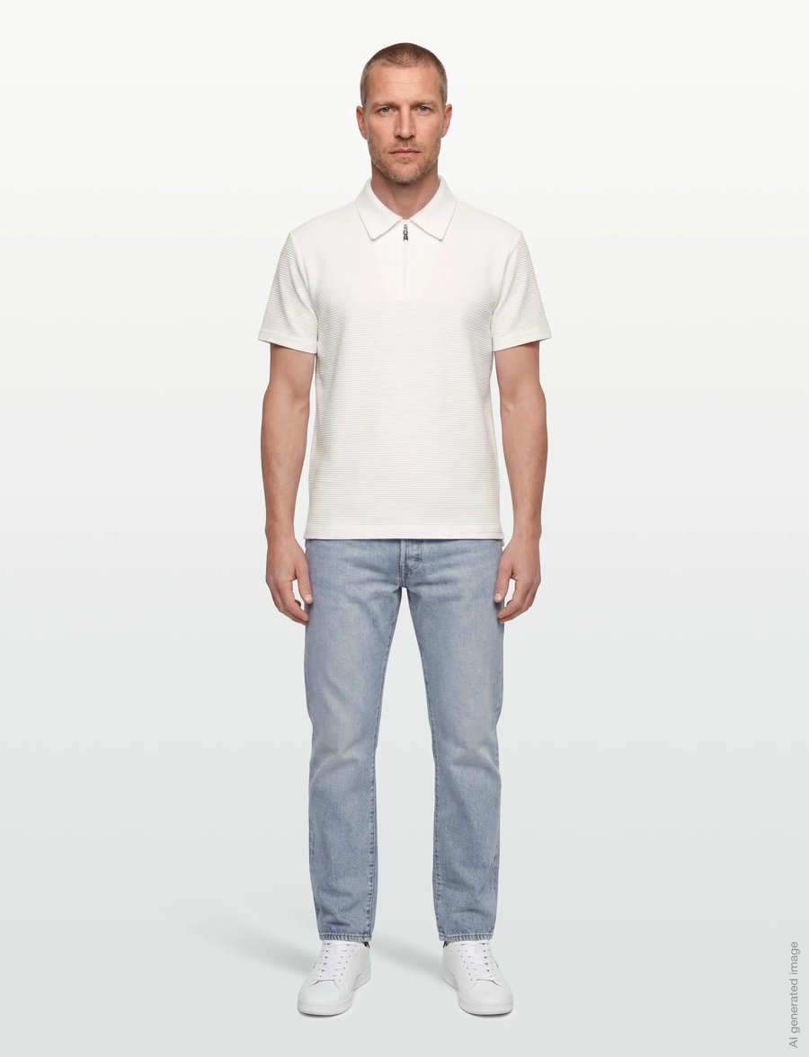Tiger of Sweden - LARON - gestrickte polohemden - pure white - 0