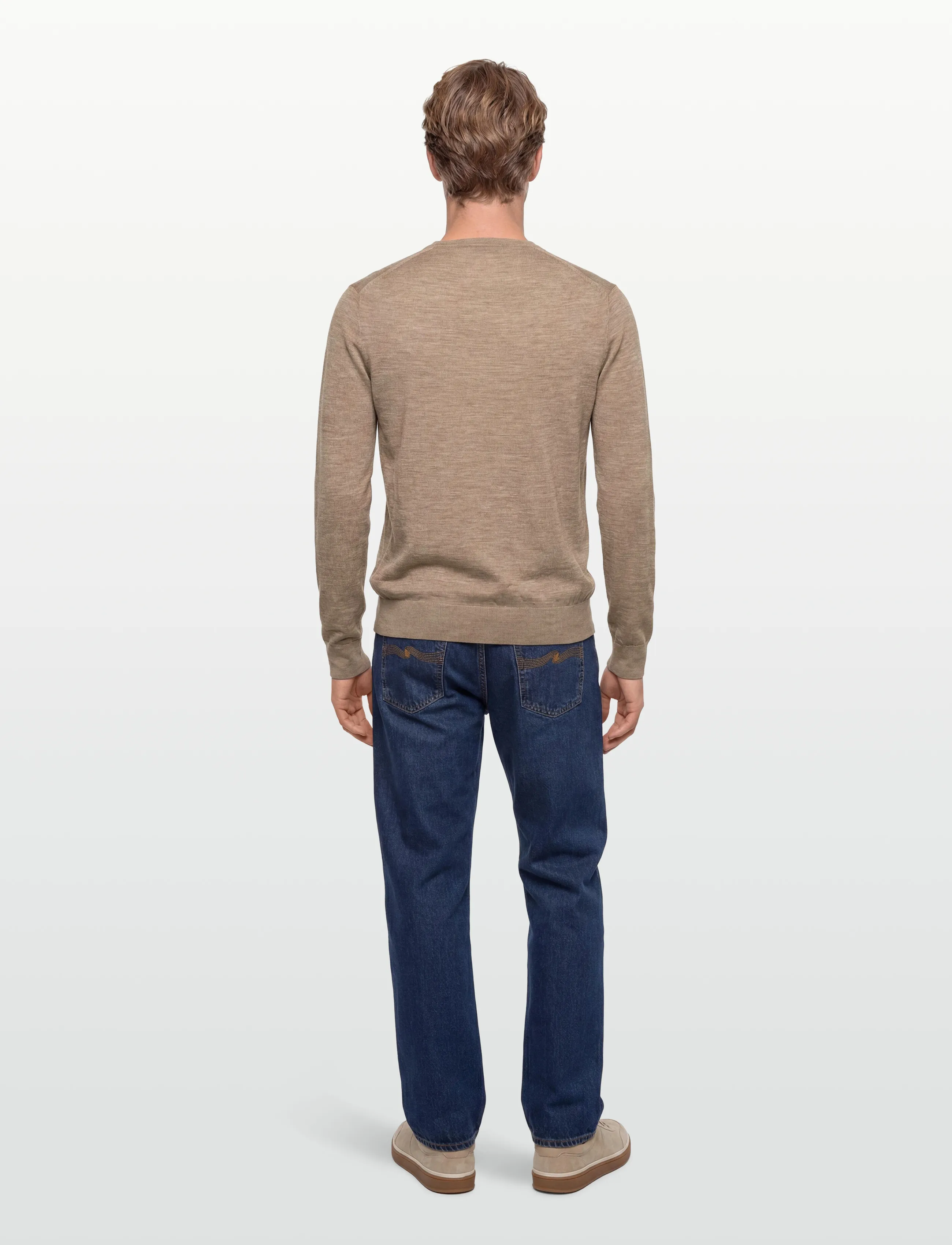 Tiger of Sweden - CONNOR RWS - rund hals - beige melange - 4
