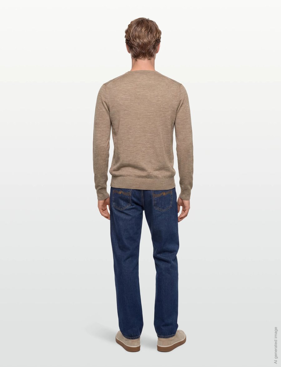 Tiger of Sweden - CONNOR RWS - rundhals - beige melange - 4
