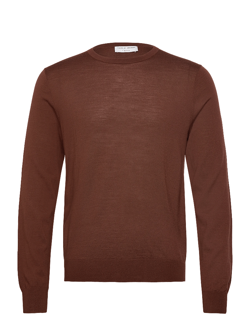 Tiger of Sweden - CONNOR RWS - rundhalsad - warm chokolate - 0