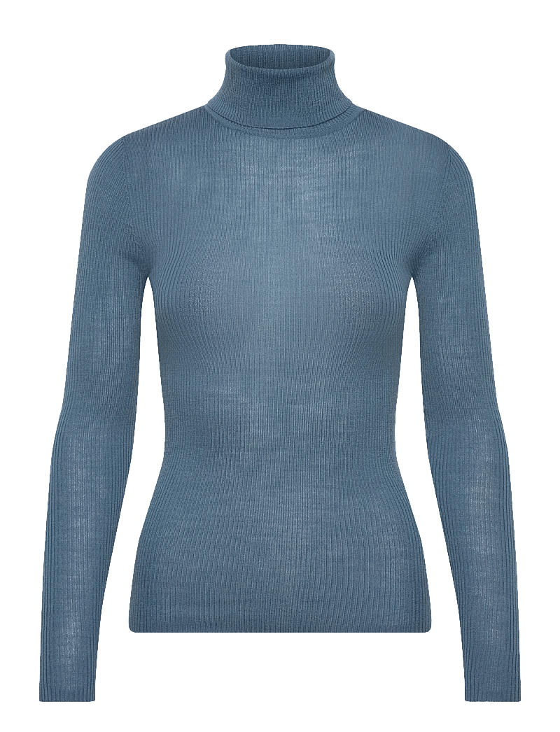 Tiger of Sweden - CAPRIO RWS - kõrge kaelusega kudumid - stone blue - 0