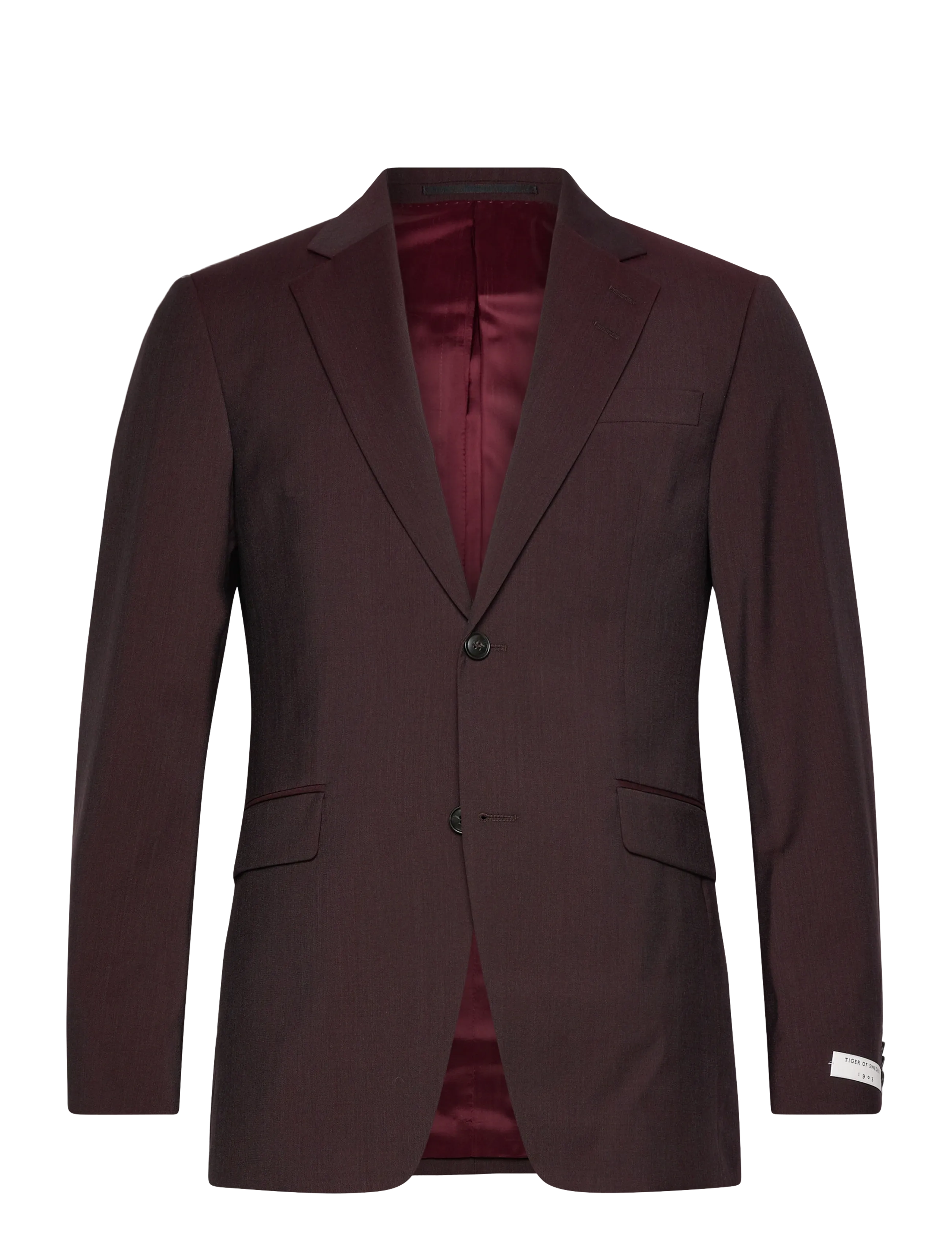 Tiger of Sweden S.JUSTIN RWS - Anzüge - TRIUMPH STEEL / red